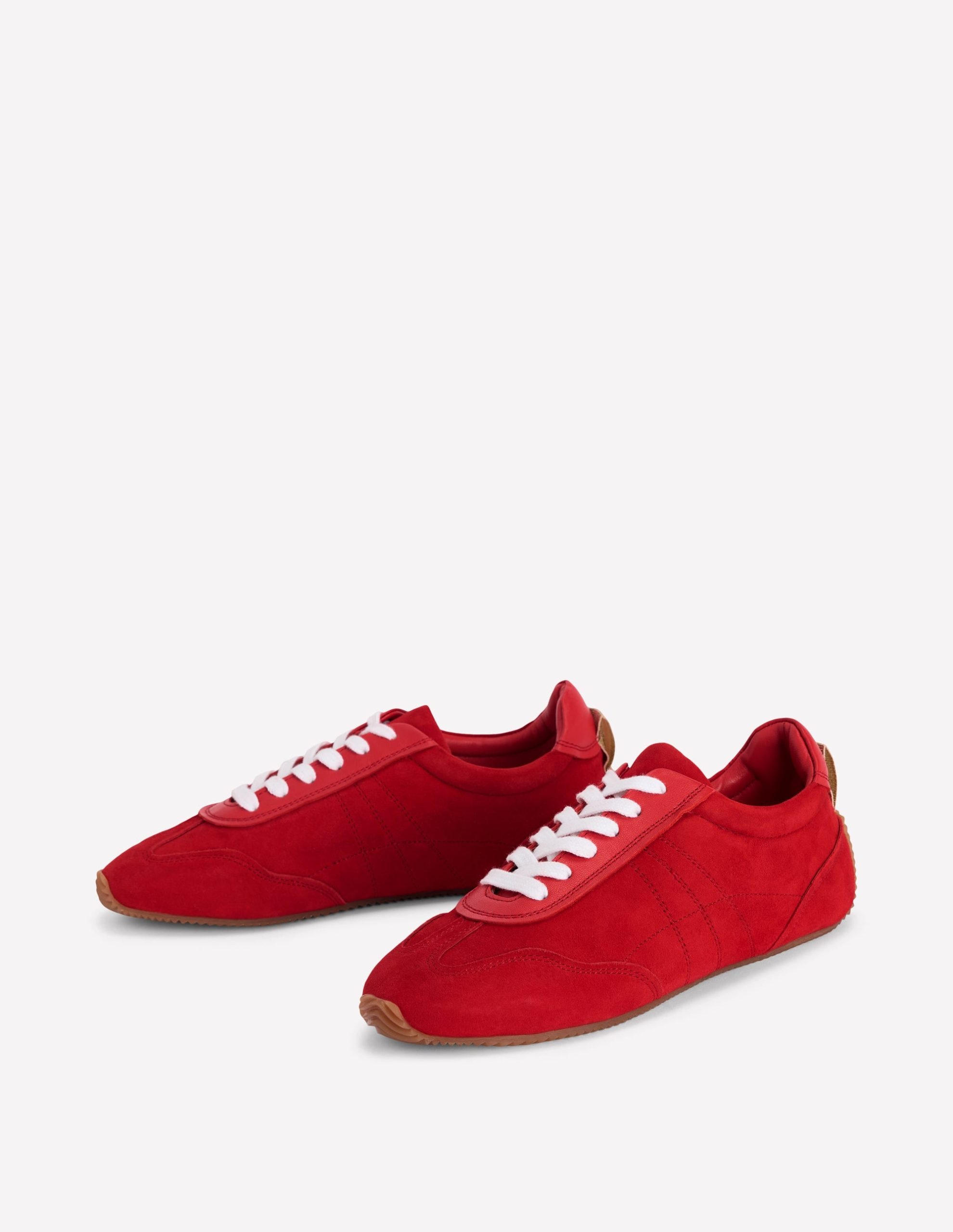 Delphine Slim Sole Trainers-Red - Image 5