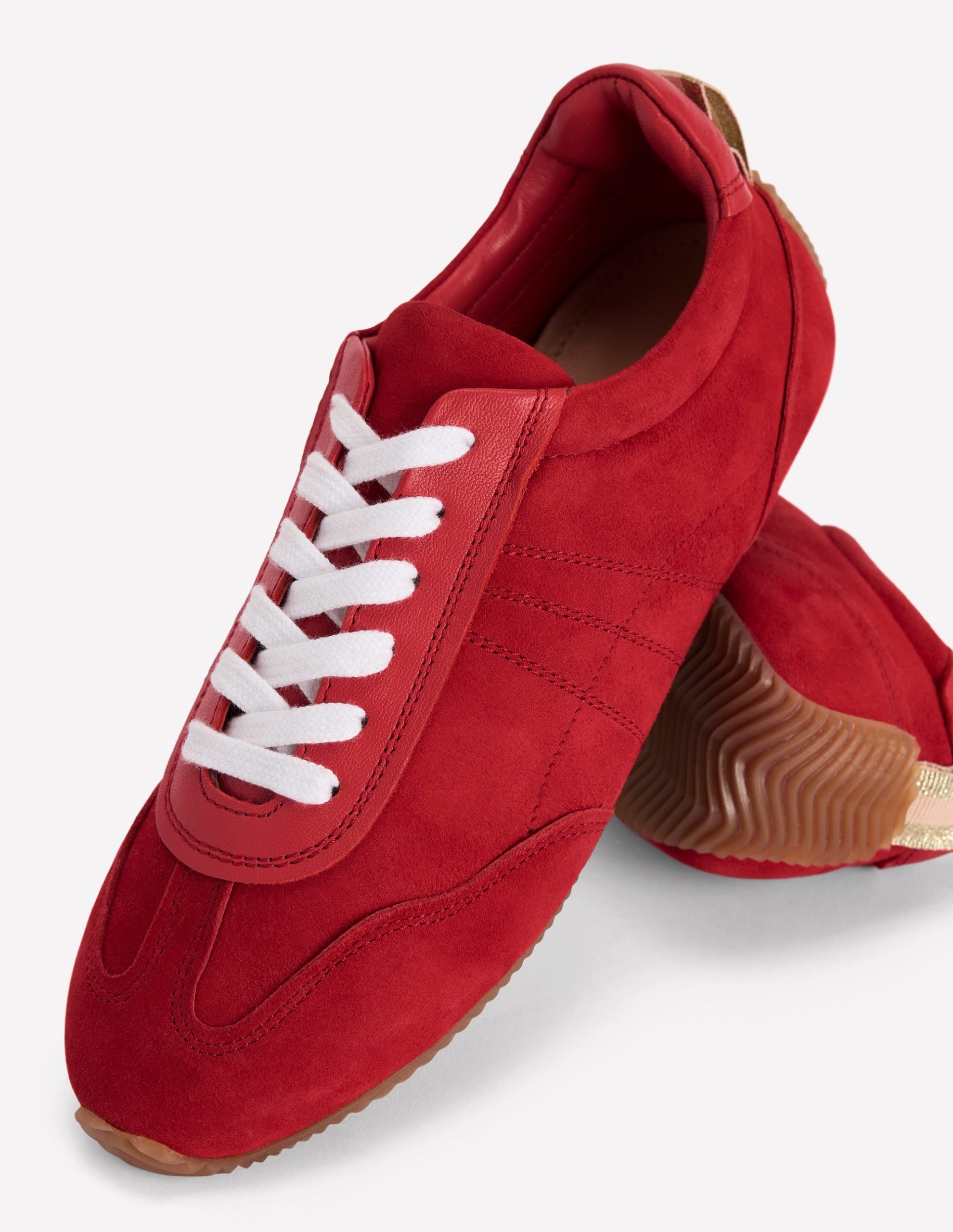Delphine Slim Sole Trainers-Red - Image 6
