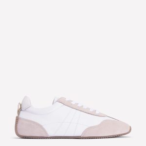 Delphine Slim Sole Trainers-White Mix