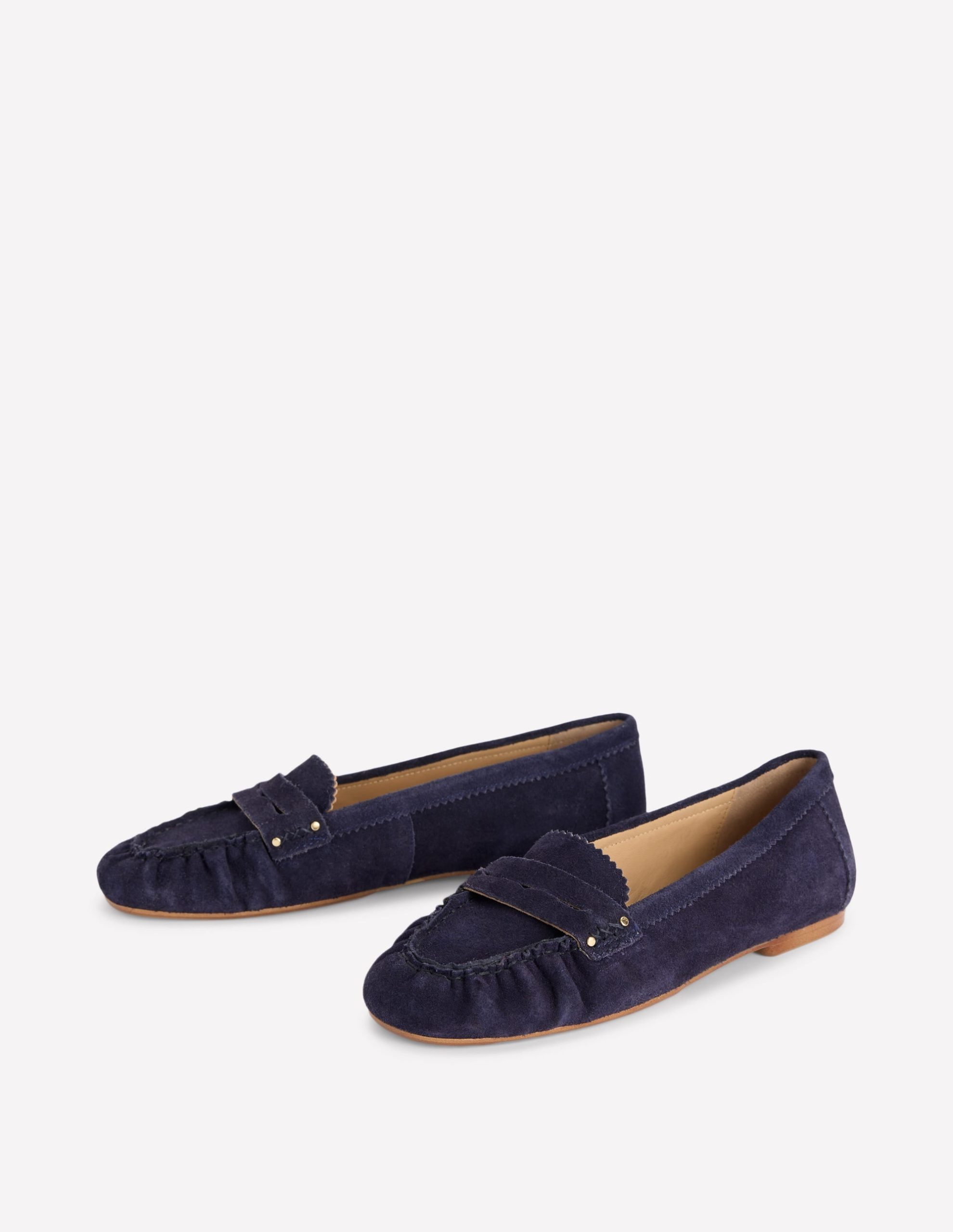 Classic Penny Loafers-Dark Navy - Image 3