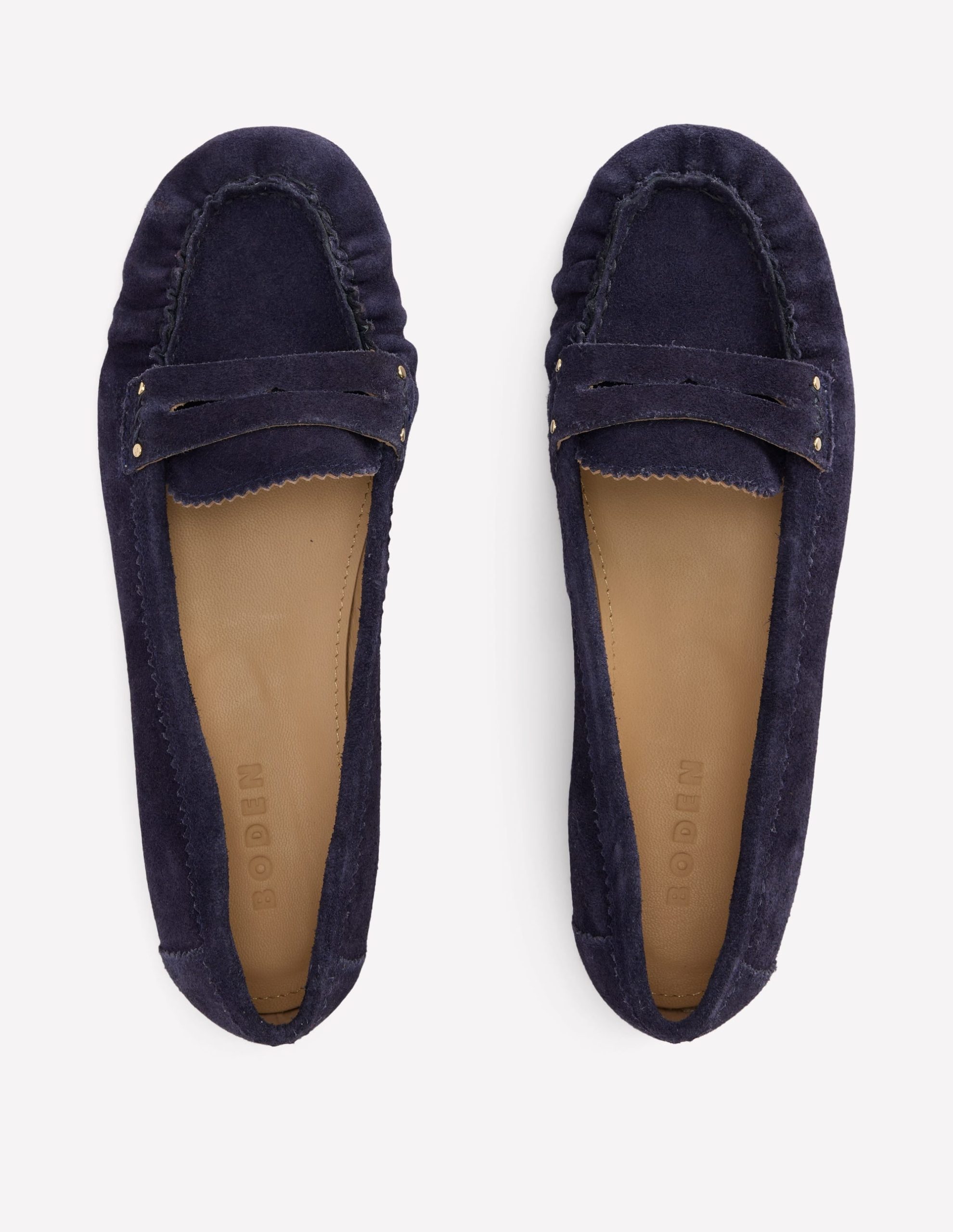 Classic Penny Loafers-Dark Navy - Image 5