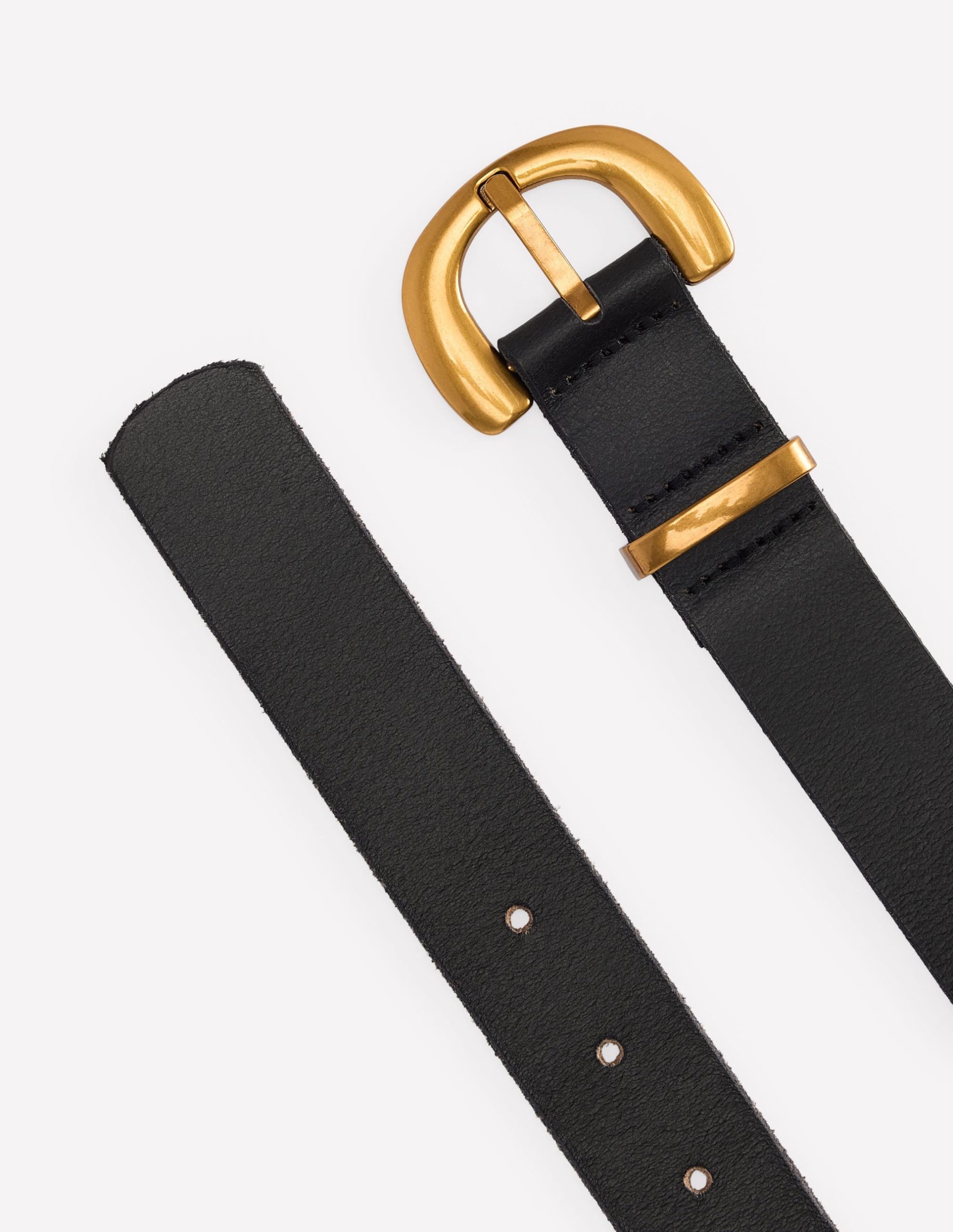 Chunky Buckle Belt-Black - Image 3