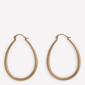 Large Metal Hoops-Gold Colour