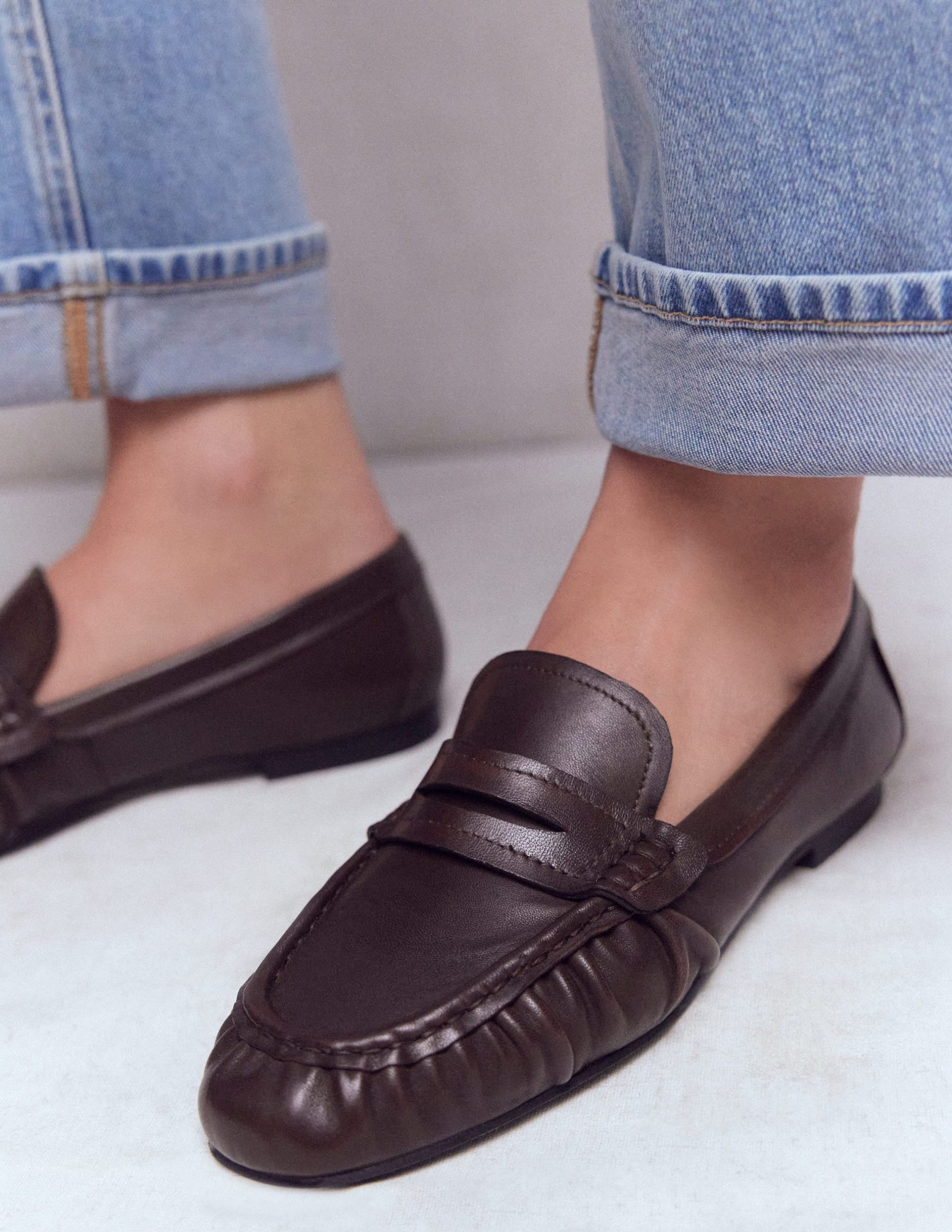 Super Soft Flexi Loafer-Bitter Chocolate - Image 2