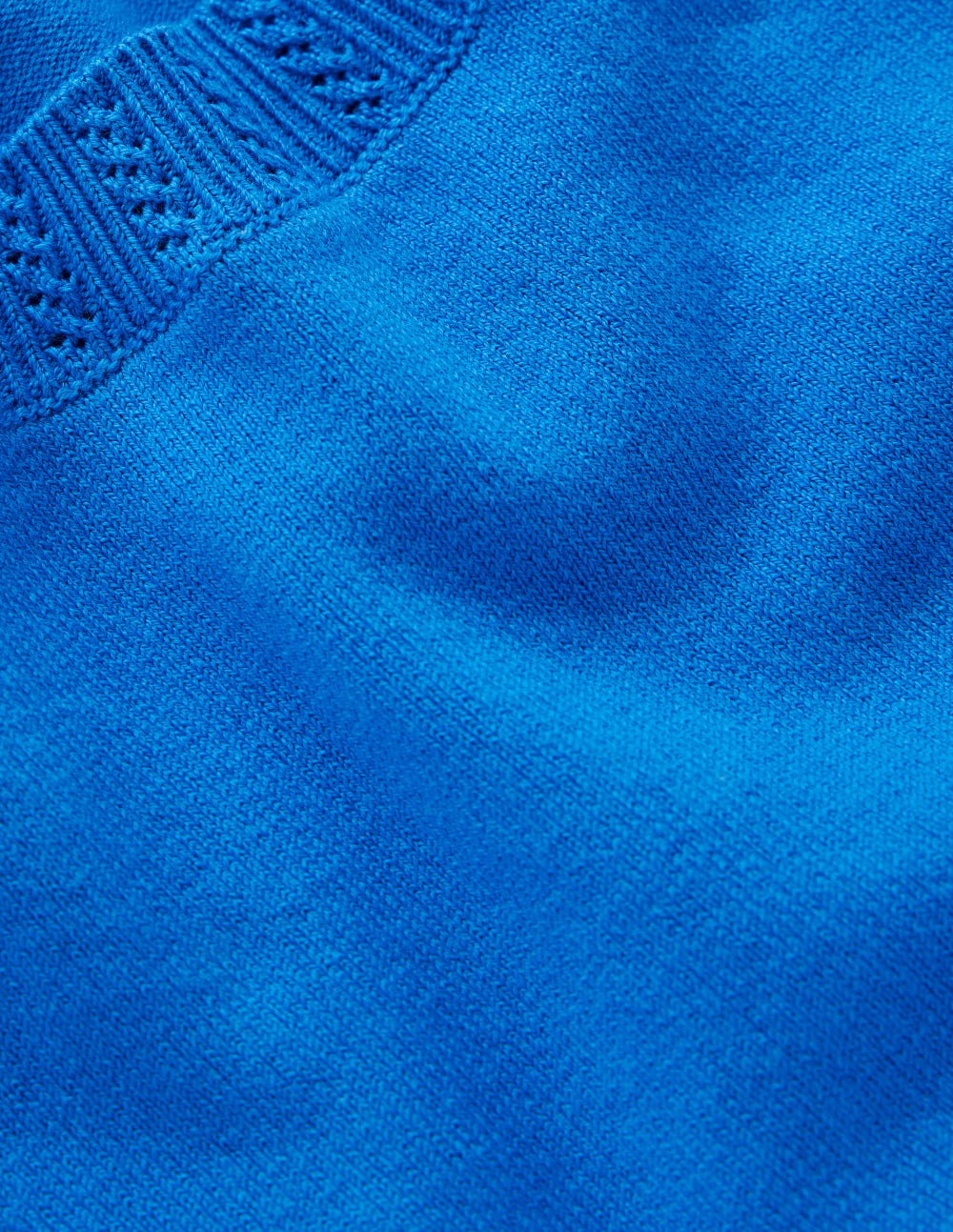 Emilia Cotton Crew T-shirt-Kingfisher Blue - Image 6