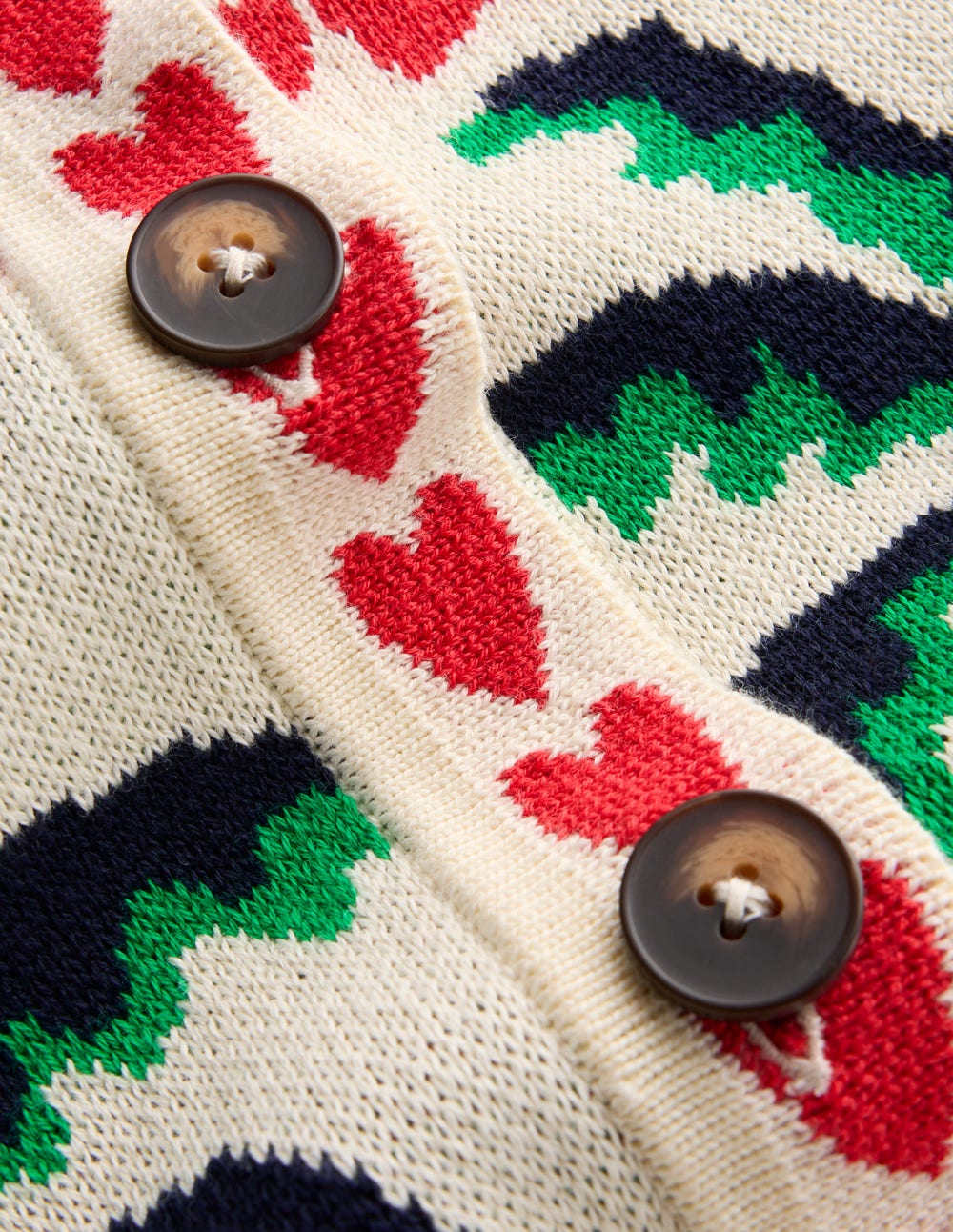 Jacquard Knitted Shacket-Warm Ivory. Novelty - Image 6