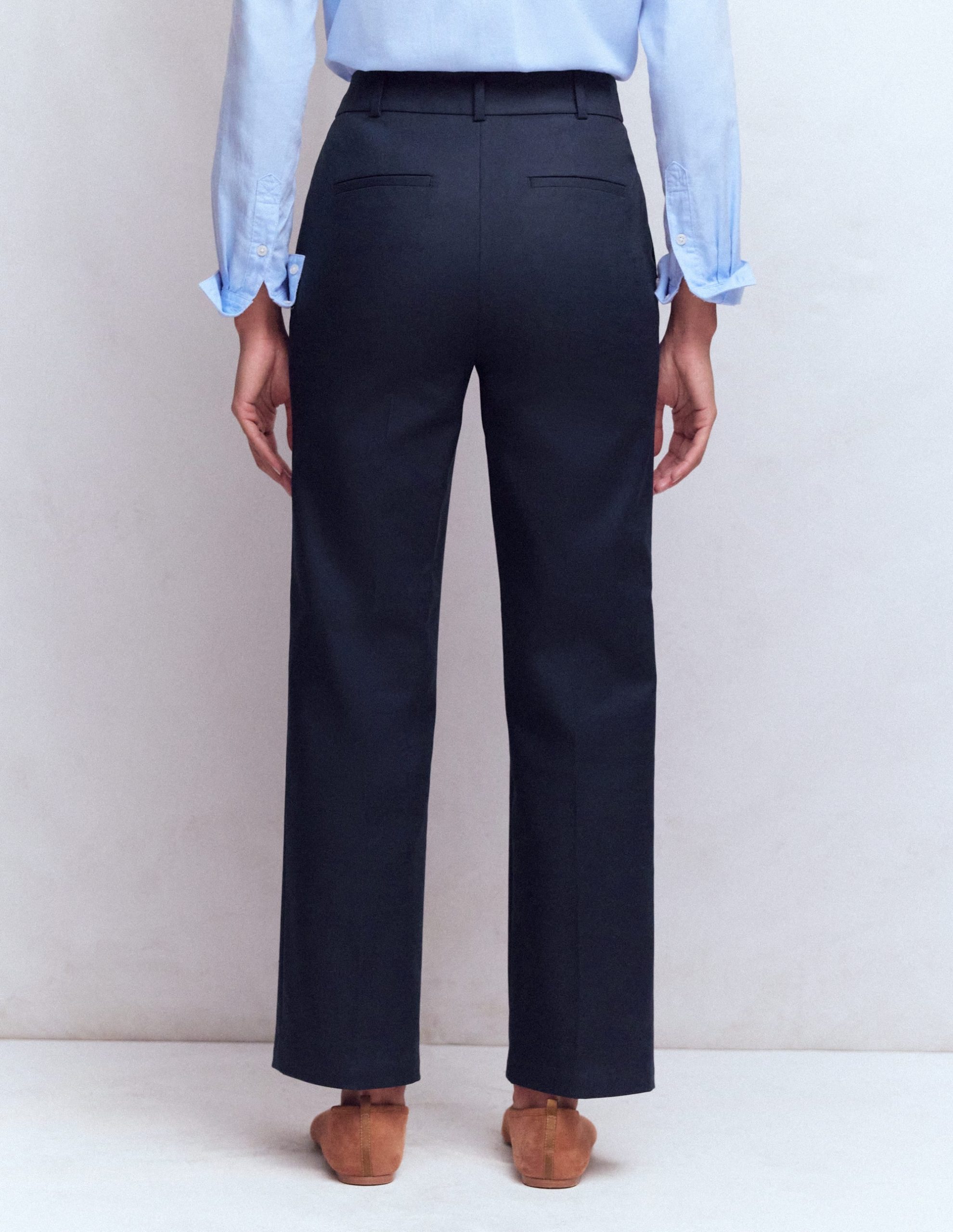 Canonbury Cotton 7/8 Pants-Navy - Image 3