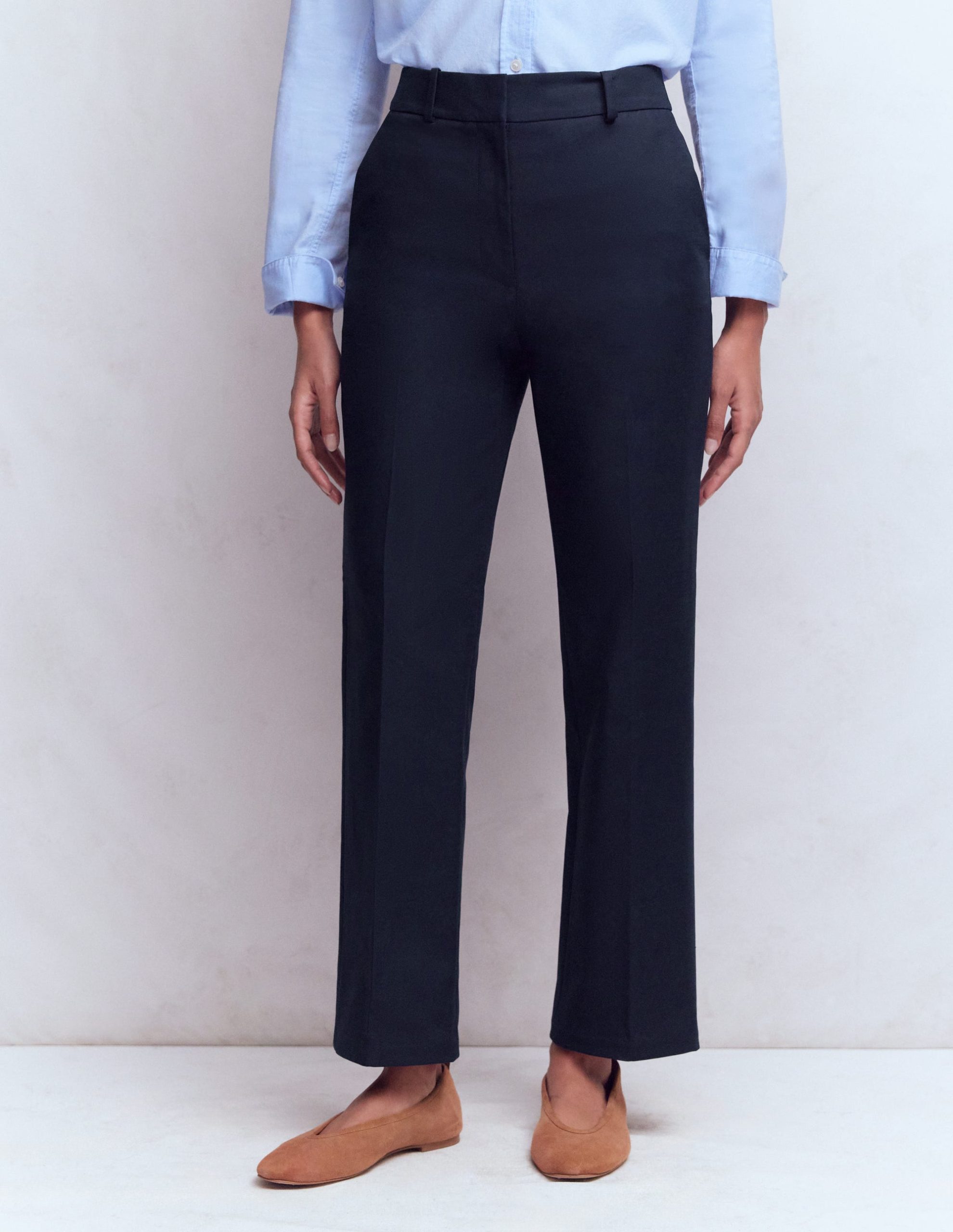 Canonbury Cotton 7/8 Pants-Navy - Image 4