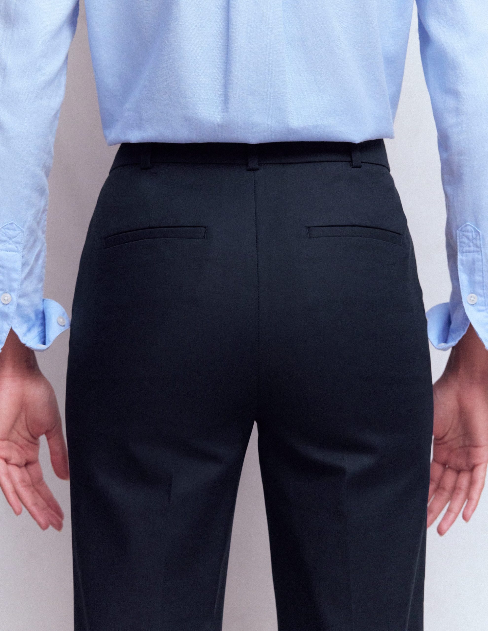 Canonbury Cotton 7/8 Pants-Navy - Image 5