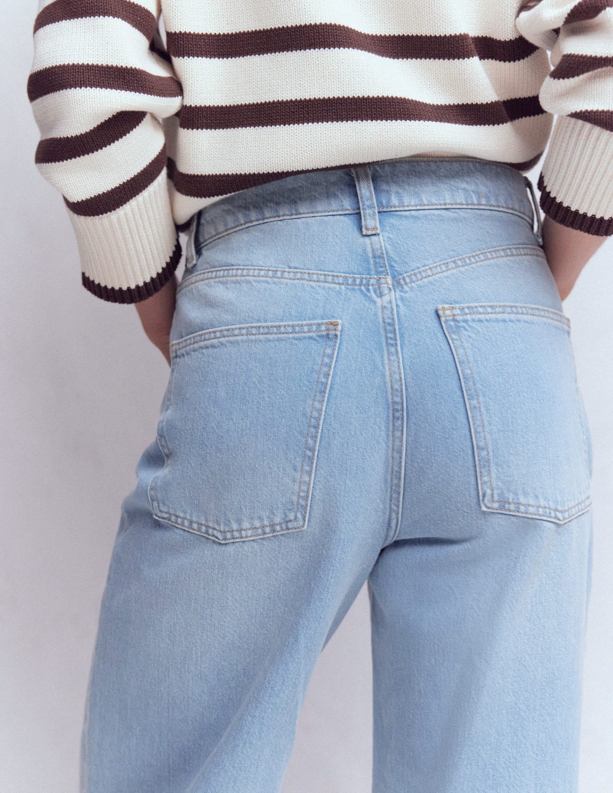 Mid Rise Relaxed Leg Jeans-Authentic Vintage - Image 2
