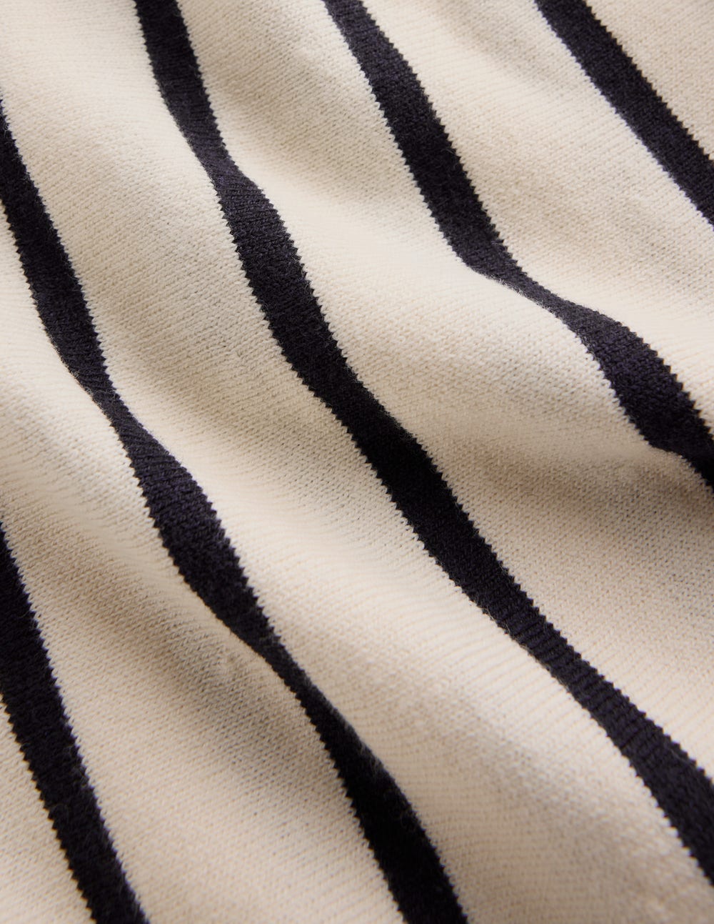 Liz Knitted Midi Skirt-Ivory Stripe - Image 7