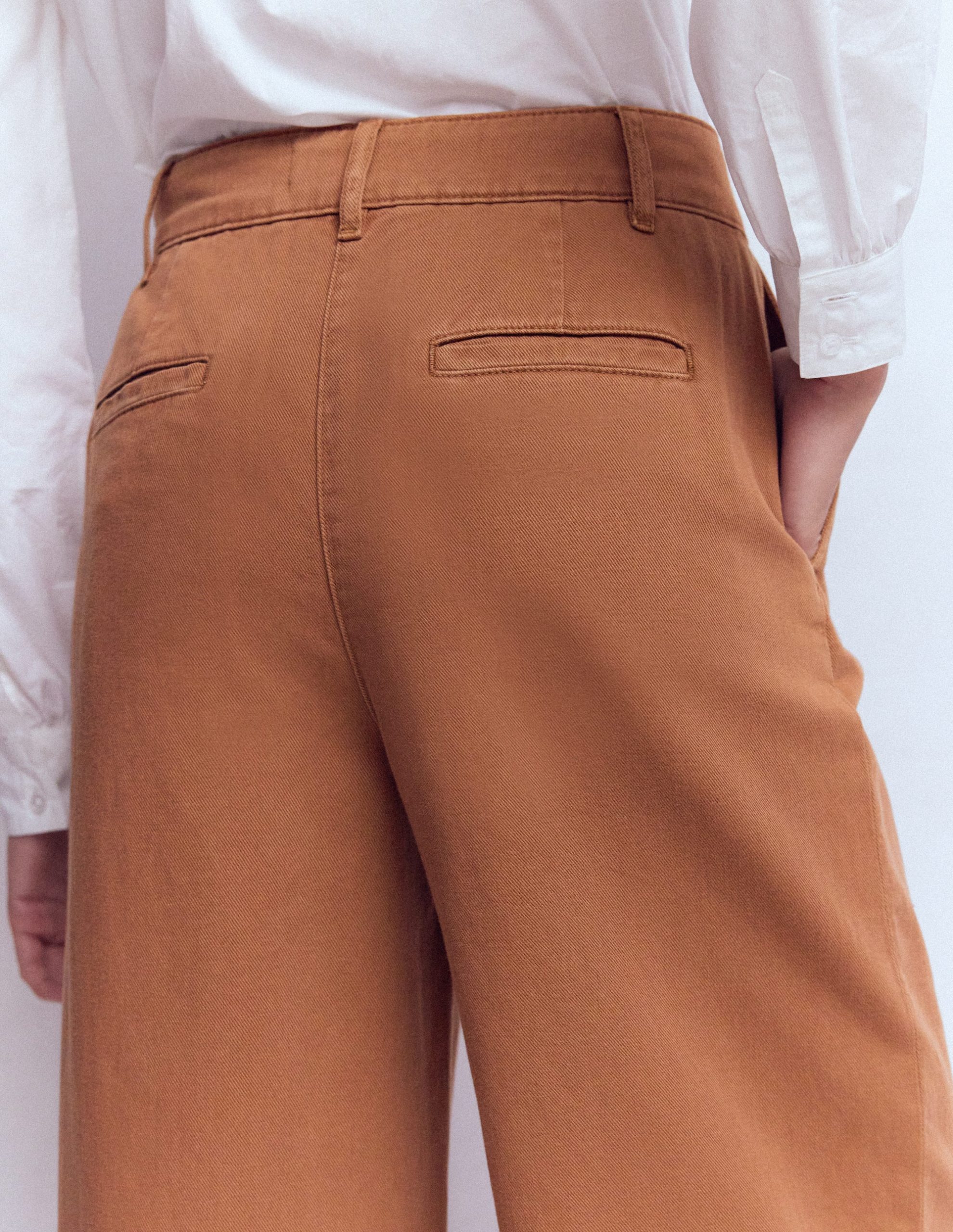 Kensington Wide Leg Pants-Ginger - Image 2