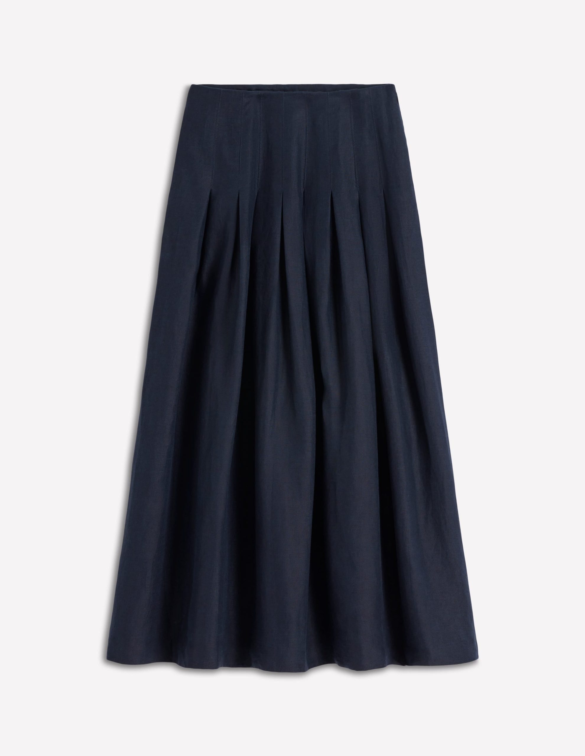 Valentina Linen Skirt-Navy - Image 5