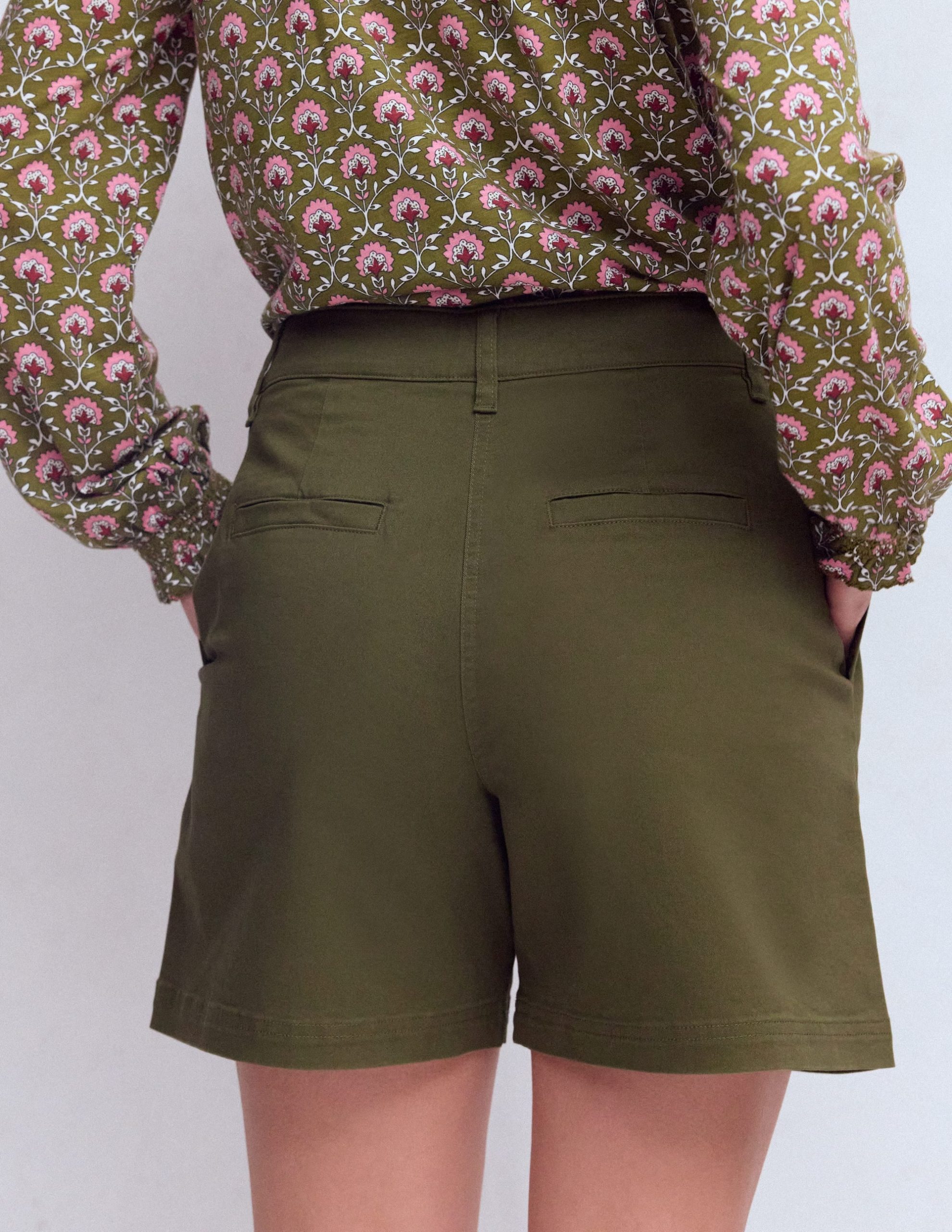 Chino Shorts-Woodland Green - Image 3