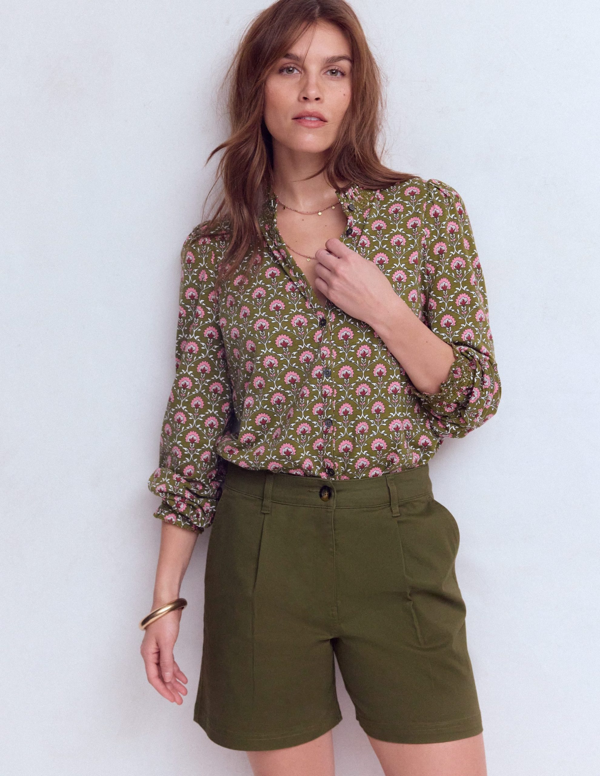 Chino Shorts-Woodland Green - Image 4