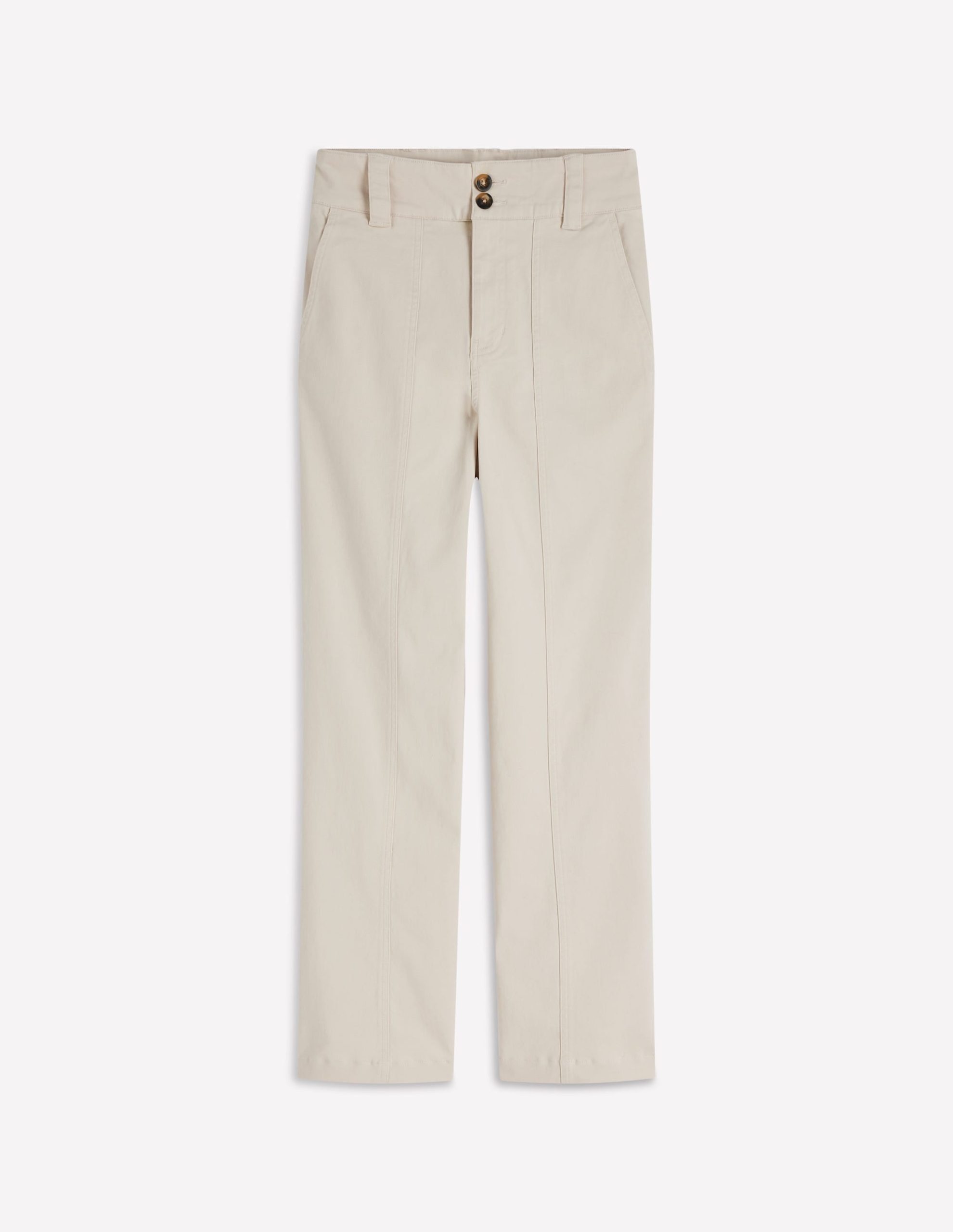 Straight Leg Chino Pants-Almond Milk - Image 6
