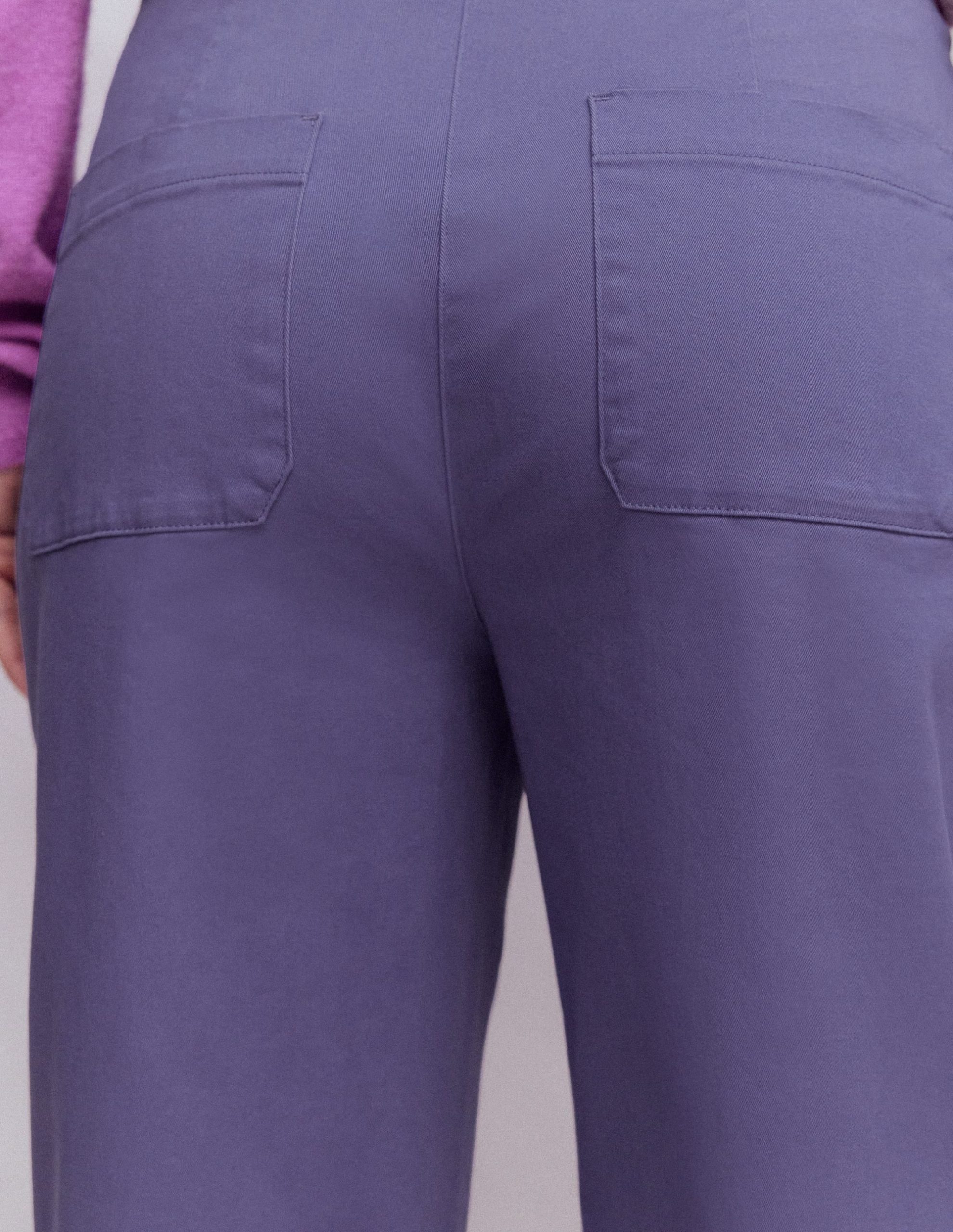 Barrel Leg Chino Pants-Purple Thistle - Image 5