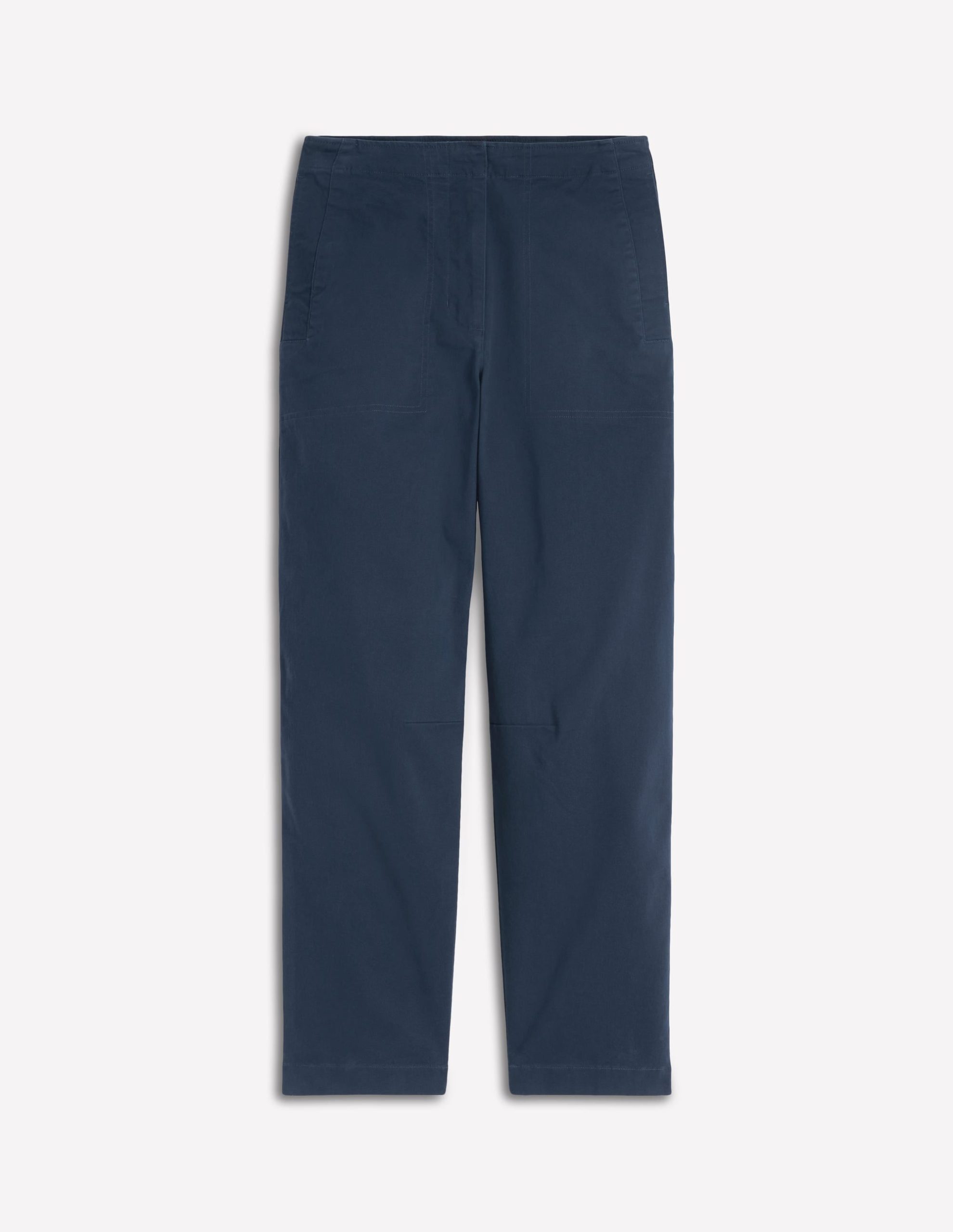 Barrel Leg Chino Pants-Navy - Image 6