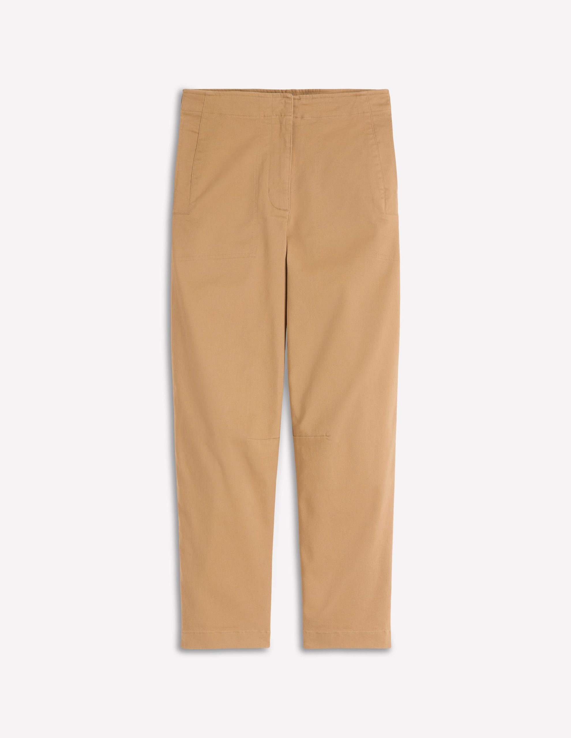 Barrel Leg Chino Pants-Cappuccino - Image 6