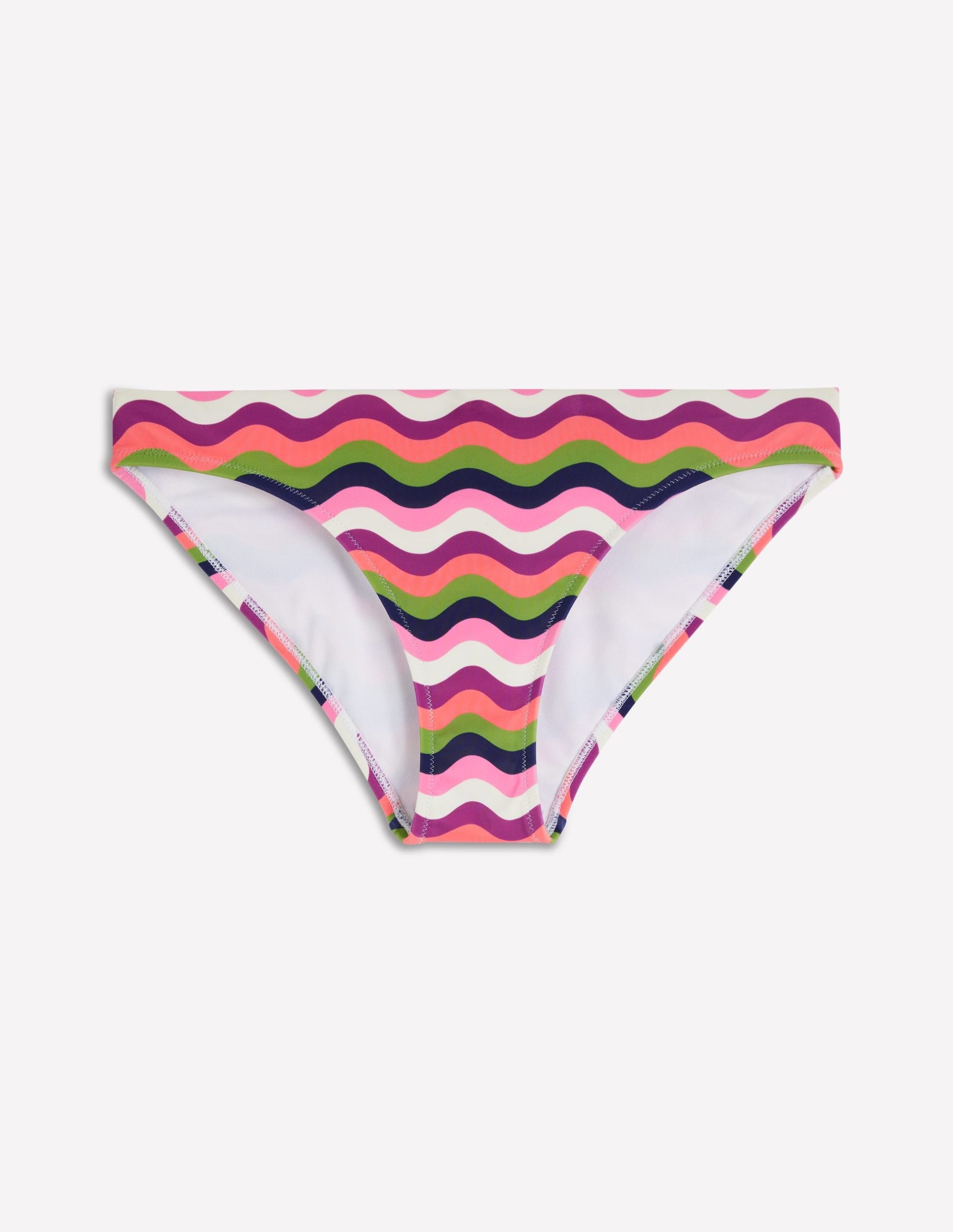 Classic Bikini Bottoms-Multi. Wavy Stripe - Image 6
