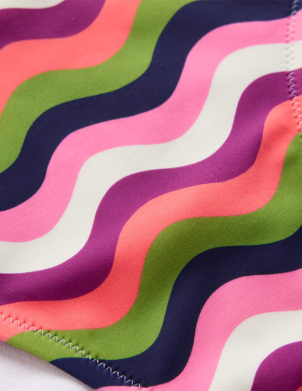 Classic Bikini Bottoms-Multi. Wavy Stripe - Image 7
