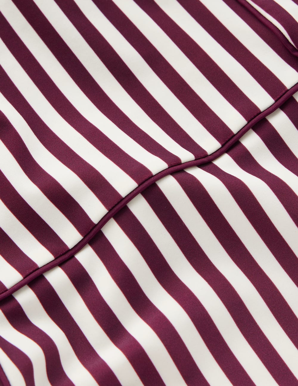 Rhodes Cup Sized Swimsuit-Chocberry. Ivory Stripe - Image 7