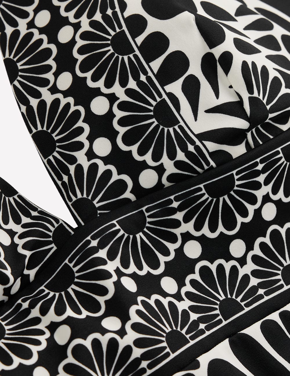 Porto Tankini Top-Black. Geo Stamp - Image 6