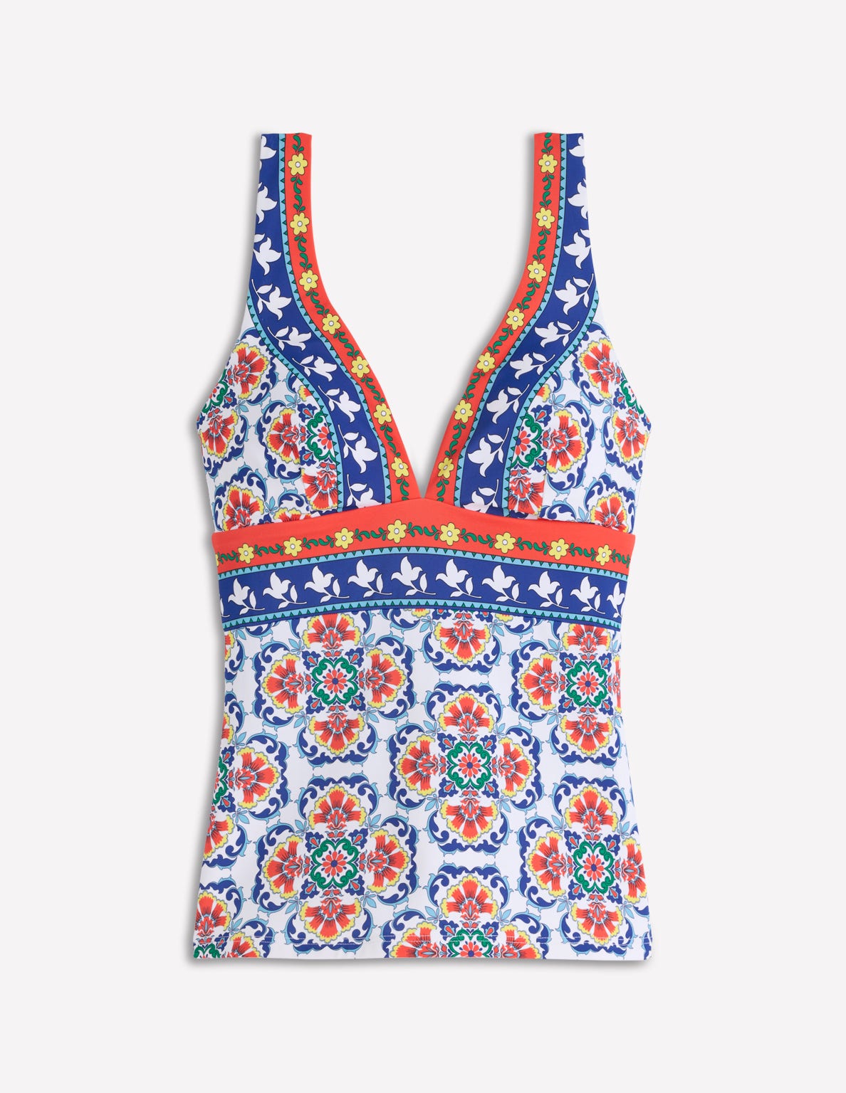 Porto Tankini Top-Multi. Ornamental Trellis - Image 5