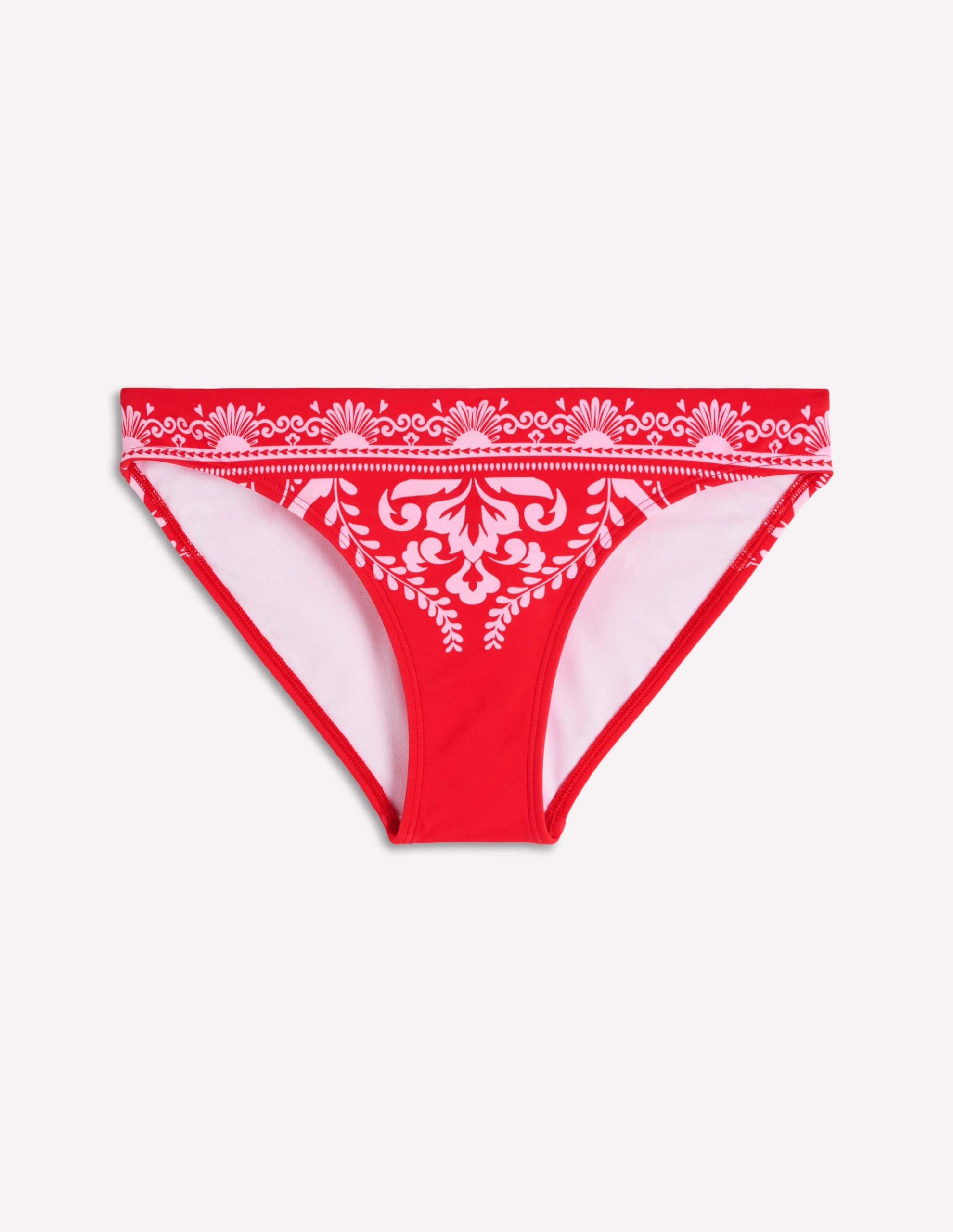 Porto Bikini Bottoms-Red. Ornamental Garden - Image 9