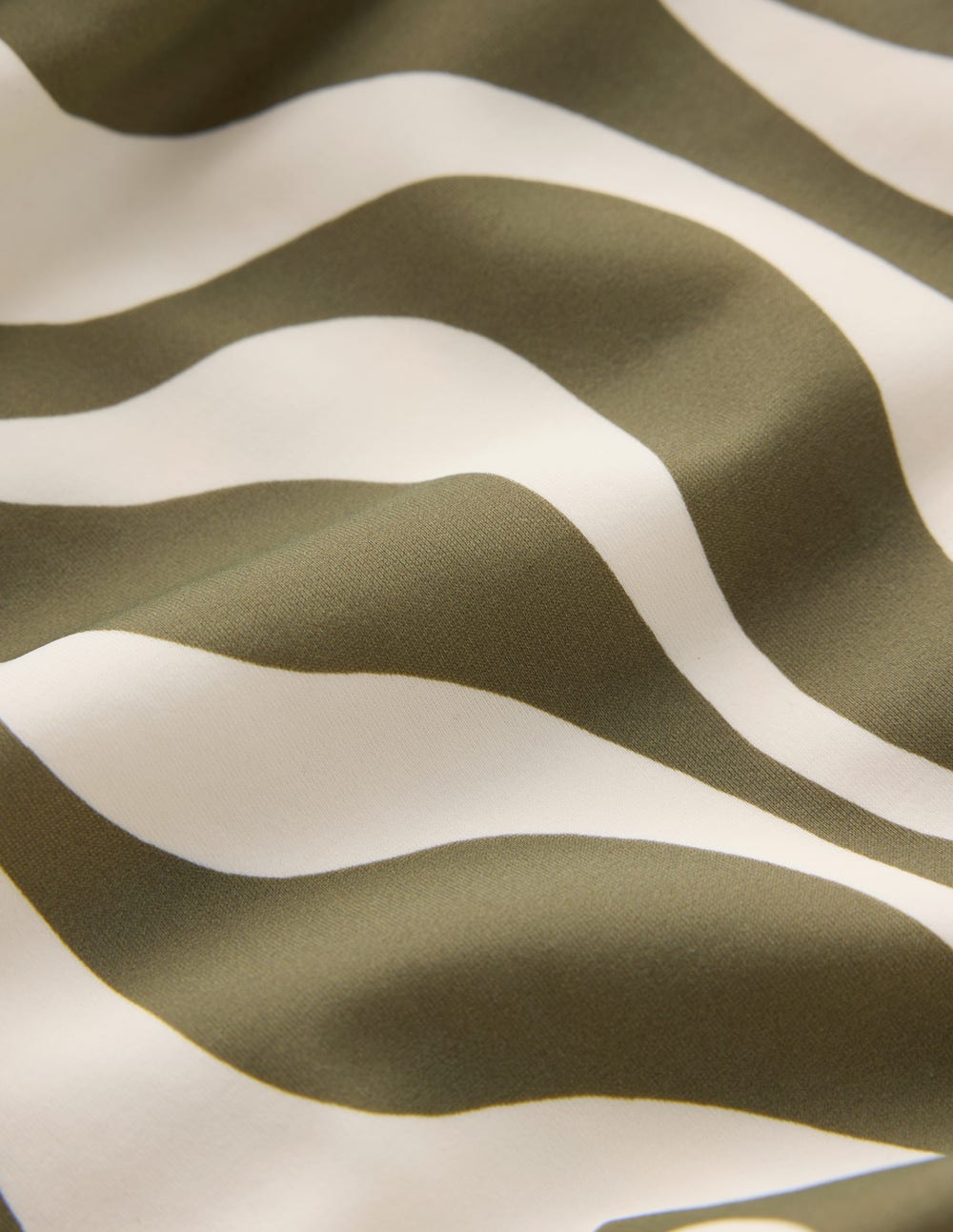 Andros Twist Front Swimsuit-Woodland Green. Rhythmic Wave - Image 6
