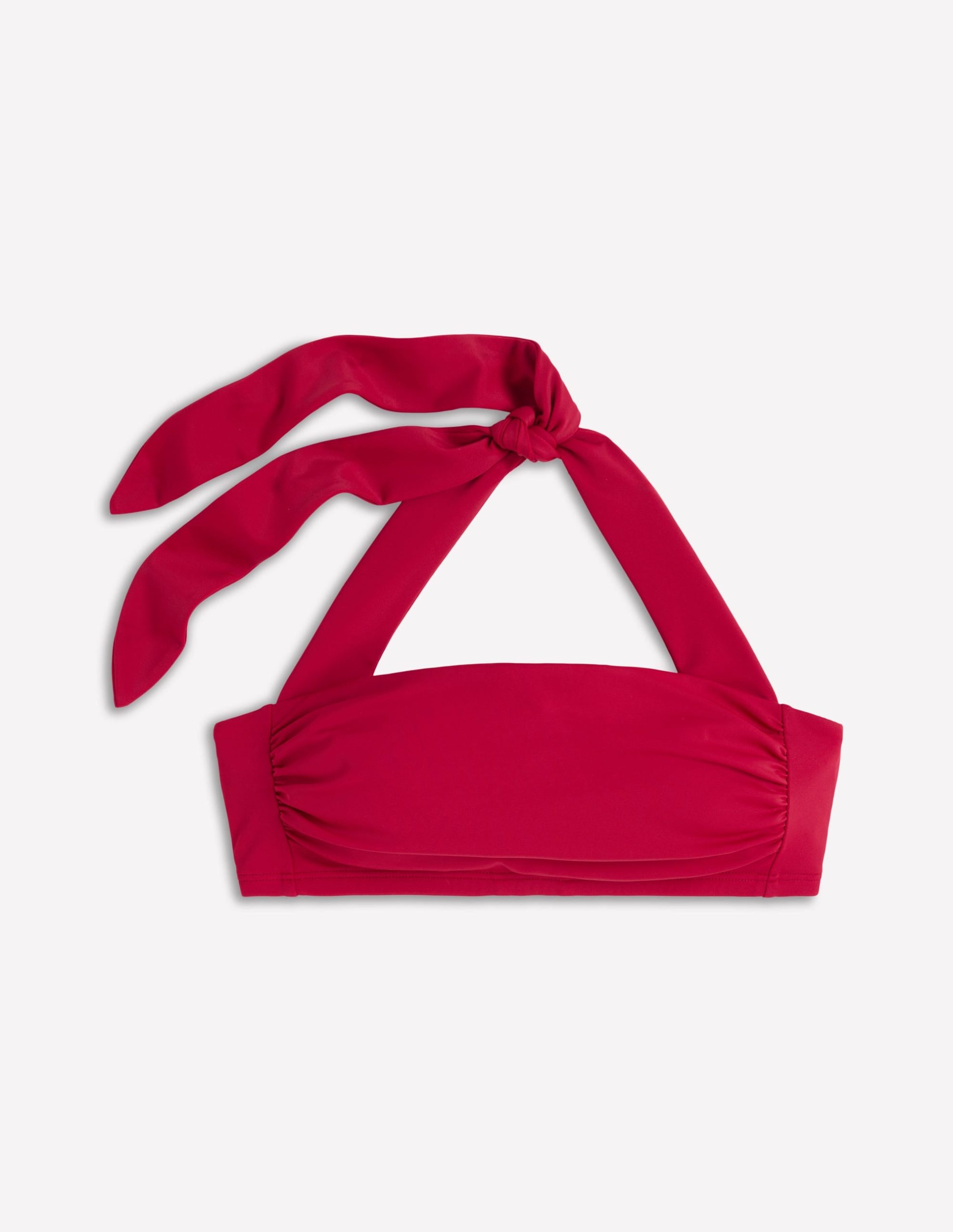 Kythira Ruched Bikini Top-Merida Red - Image 4