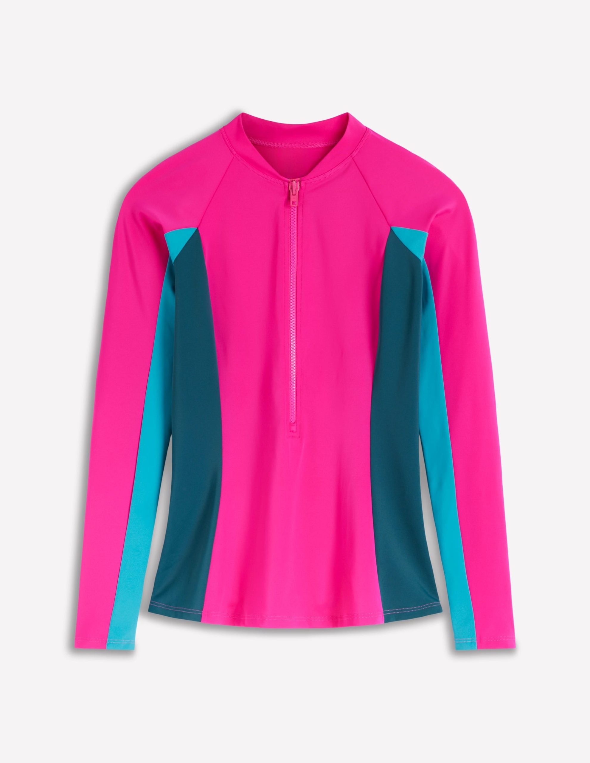 Sun Safe Raglan Guard Top-Pink Colourblock - Image 5