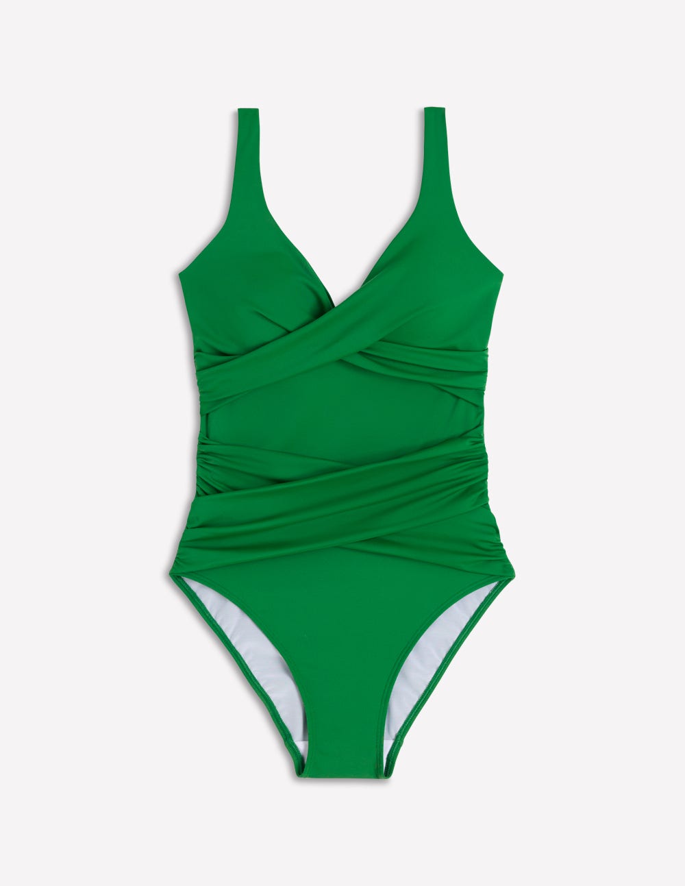 Cannes Cross Wrap Swimsuit-Verde - Image 6