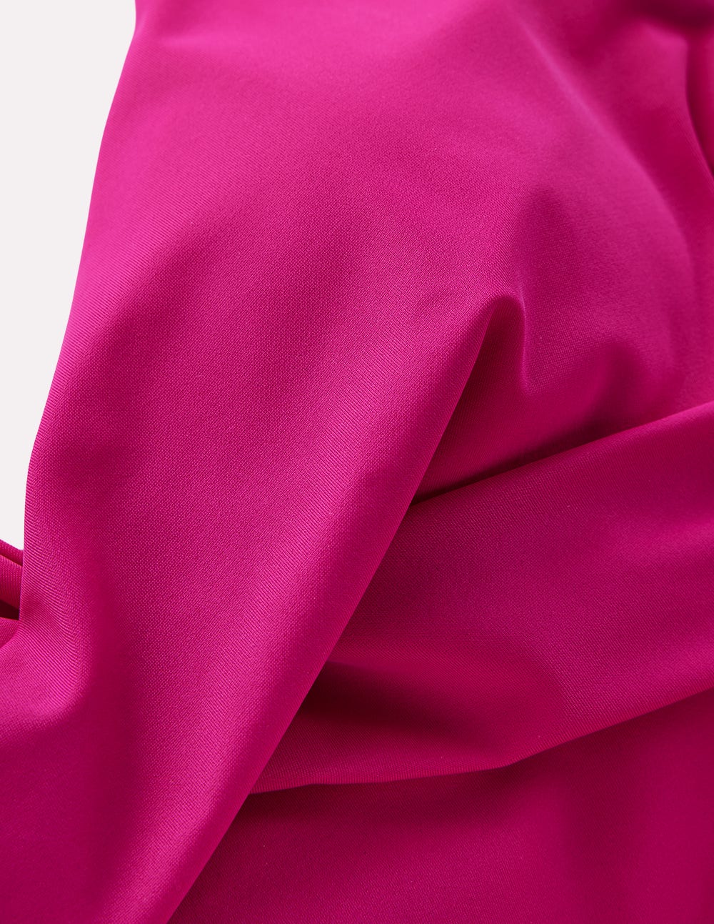 Cannes Cross Wrap Swimsuit-Bright Fuchsia - Image 6