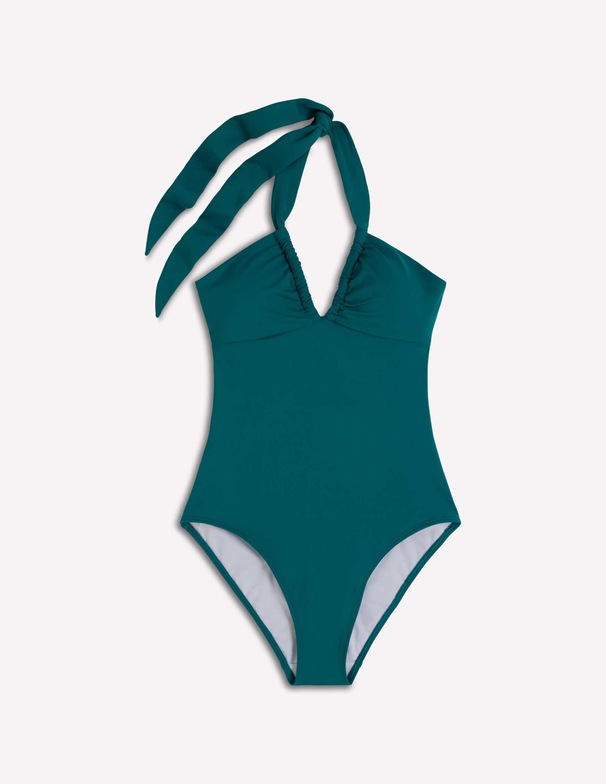 Minori Halter Tie Swimsuit-Pacific Green - Image 7