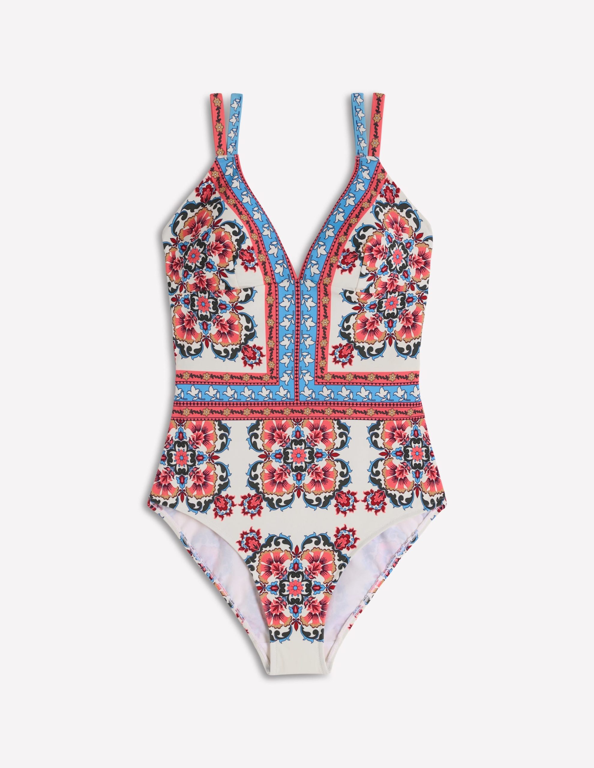 Arles Swimsuit-Pink. Ornamental Trellis - Image 6