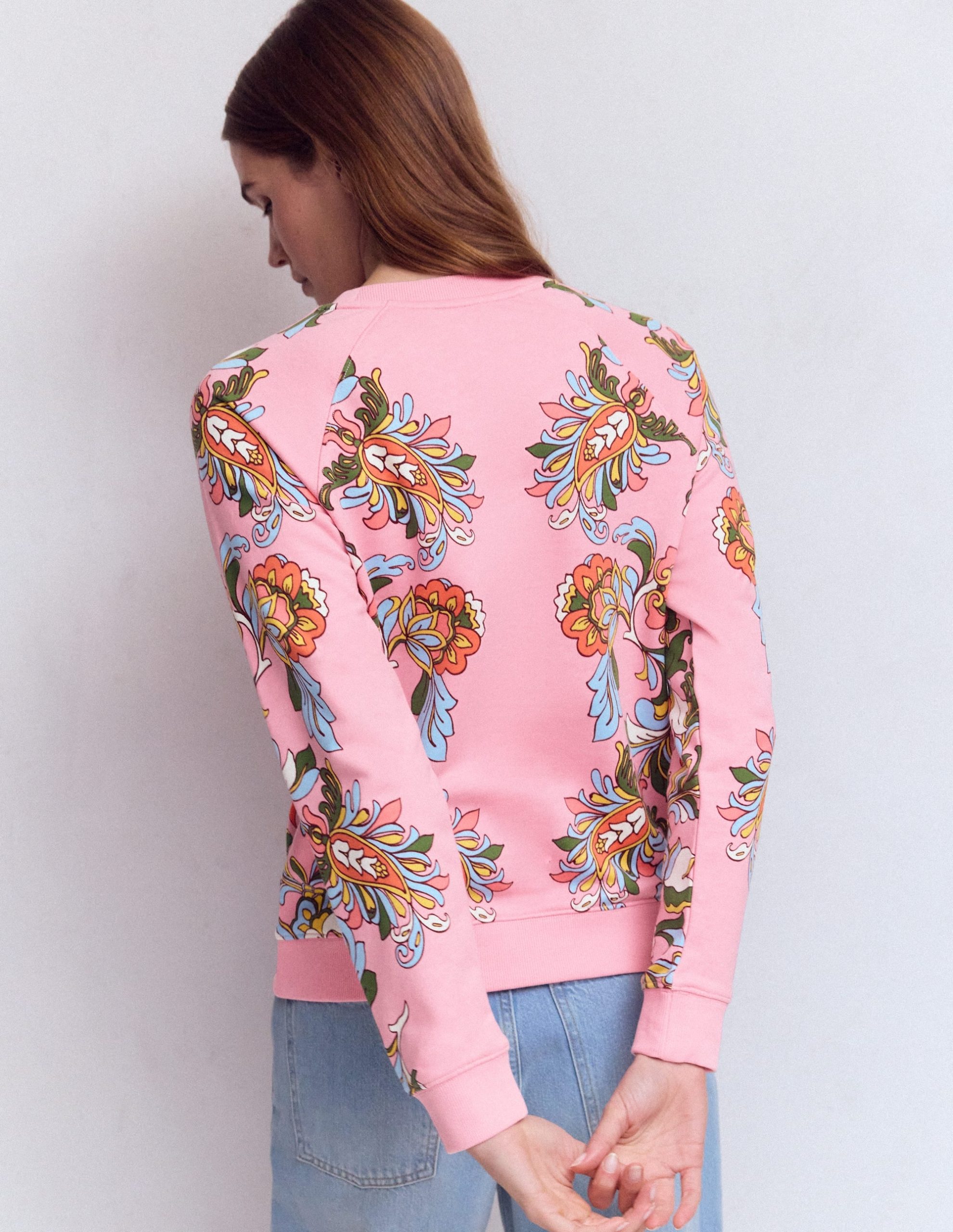 Rosa Printed Sweatshirt-Multi. Botanical Flourish - Image 3