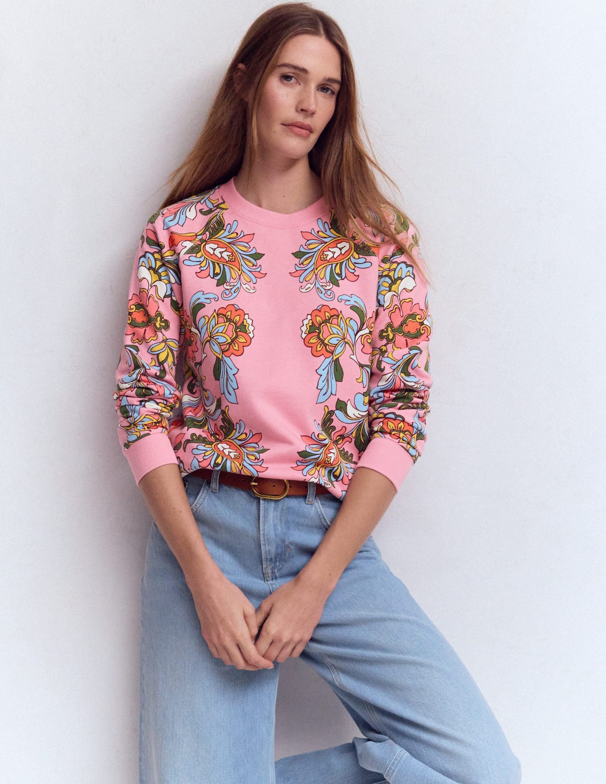 Rosa Printed Sweatshirt-Multi. Botanical Flourish - Image 4