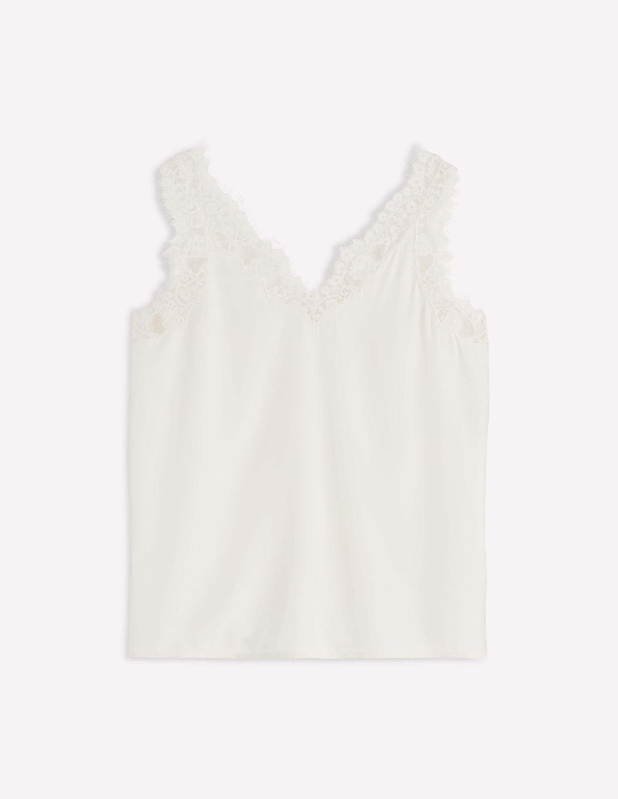 Ara Silk Blend Lace Cami-Ivory - Image 6