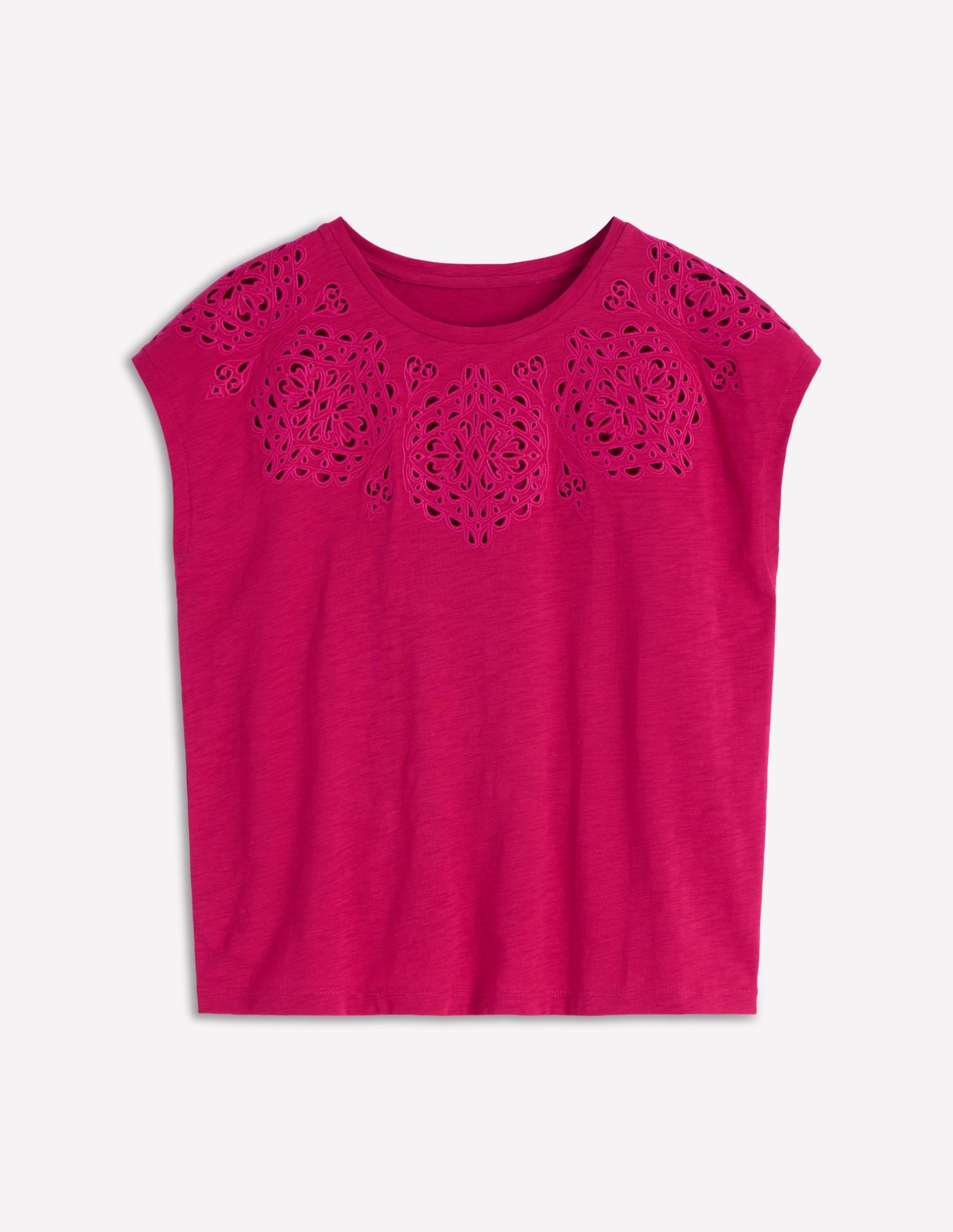 Willow Broderie T-shirt-Granita - Image 5