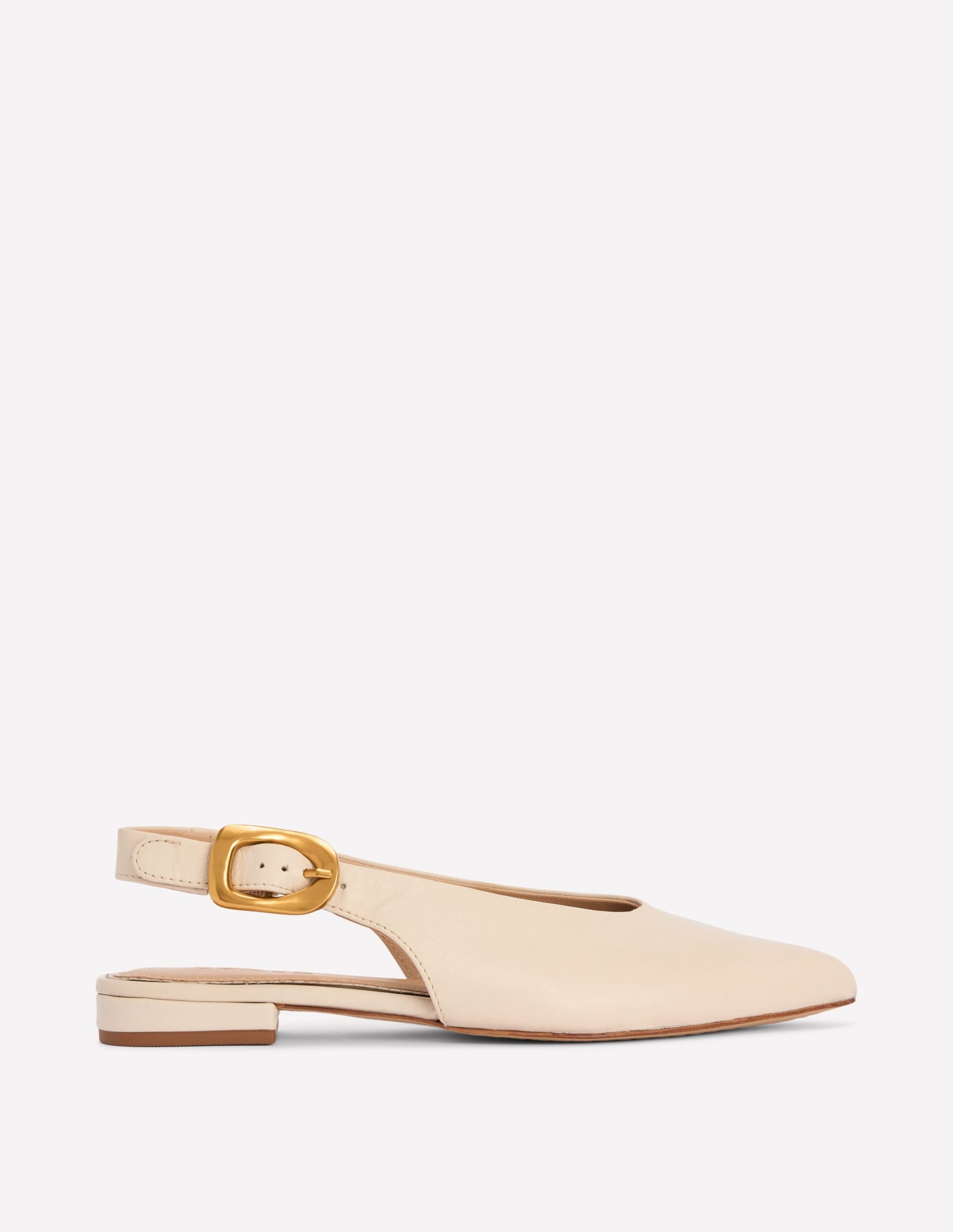 High Cut Flat Point-Ecru