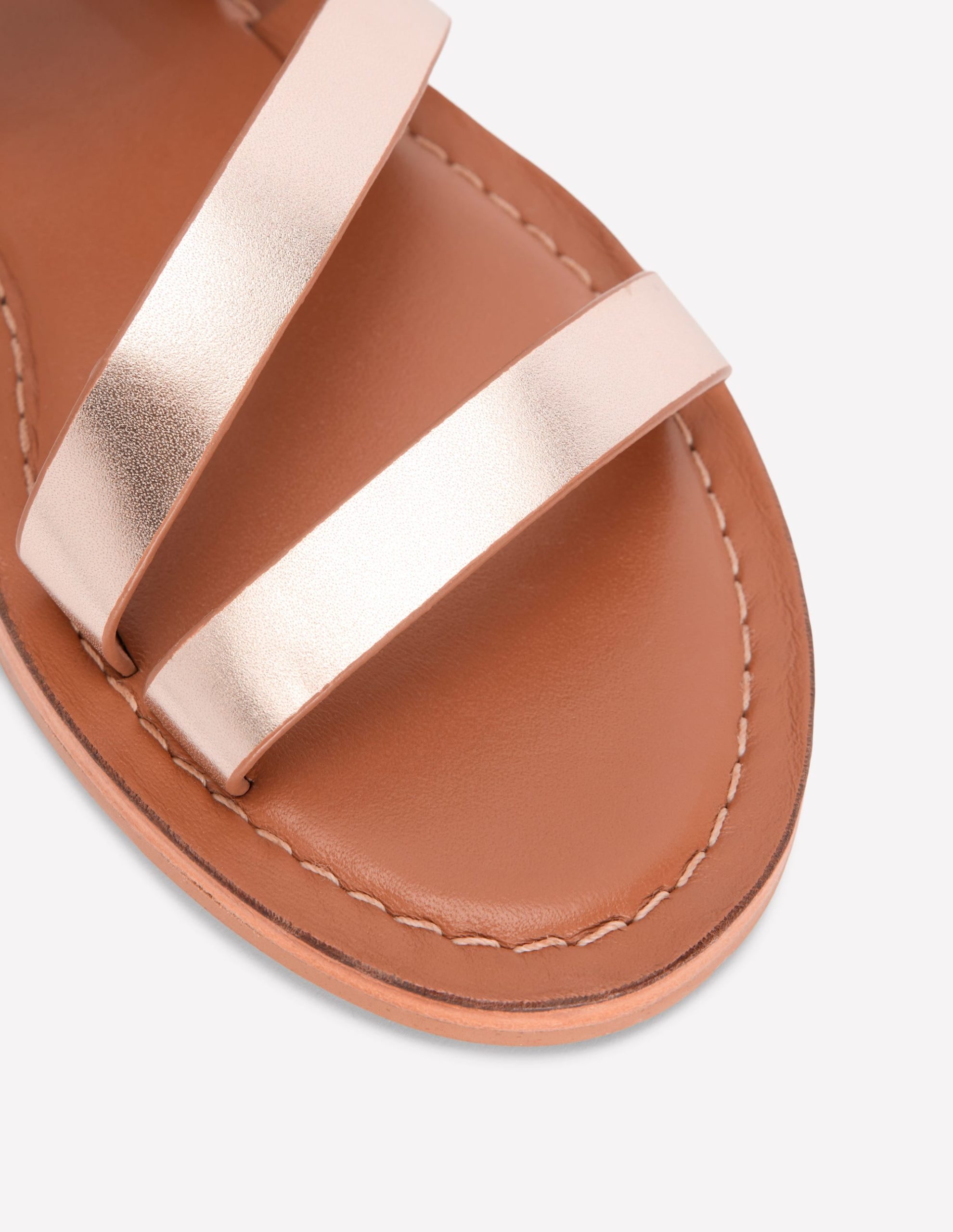 Asymmetric Sandal-Tan/Gold - Image 5