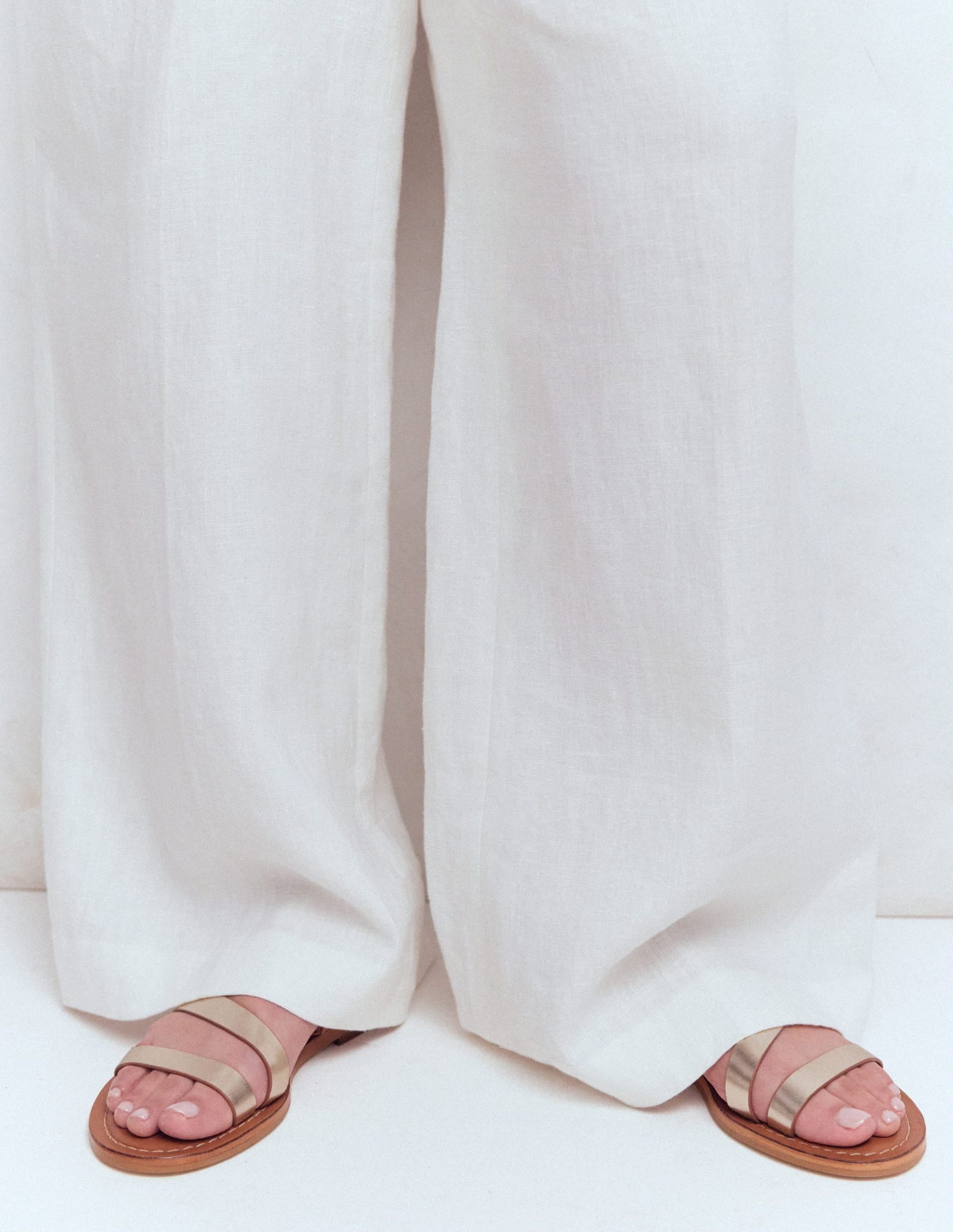 Asymmetric Sandal-Tan/Gold - Image 2
