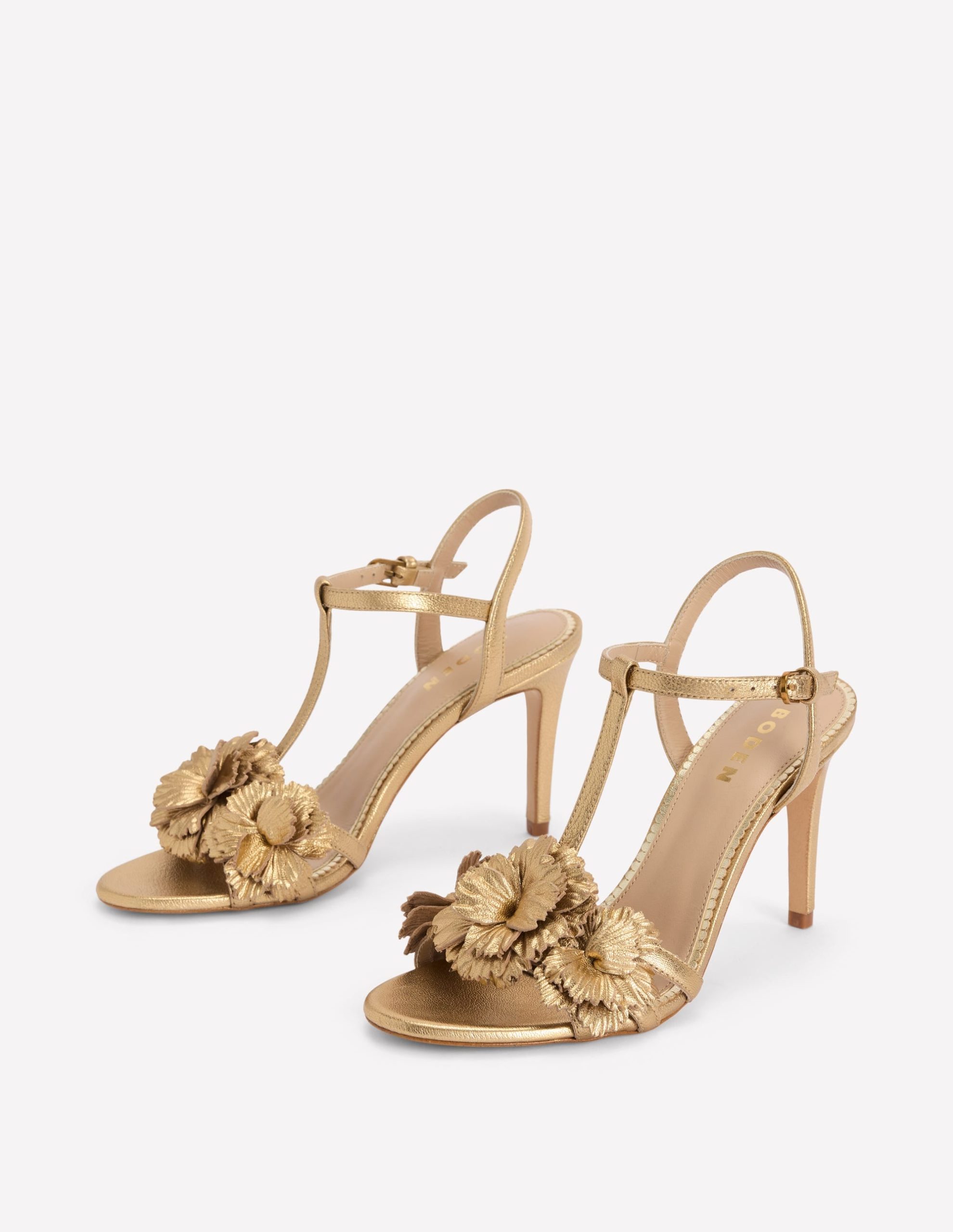 Flower Sandals-Gold - Image 3