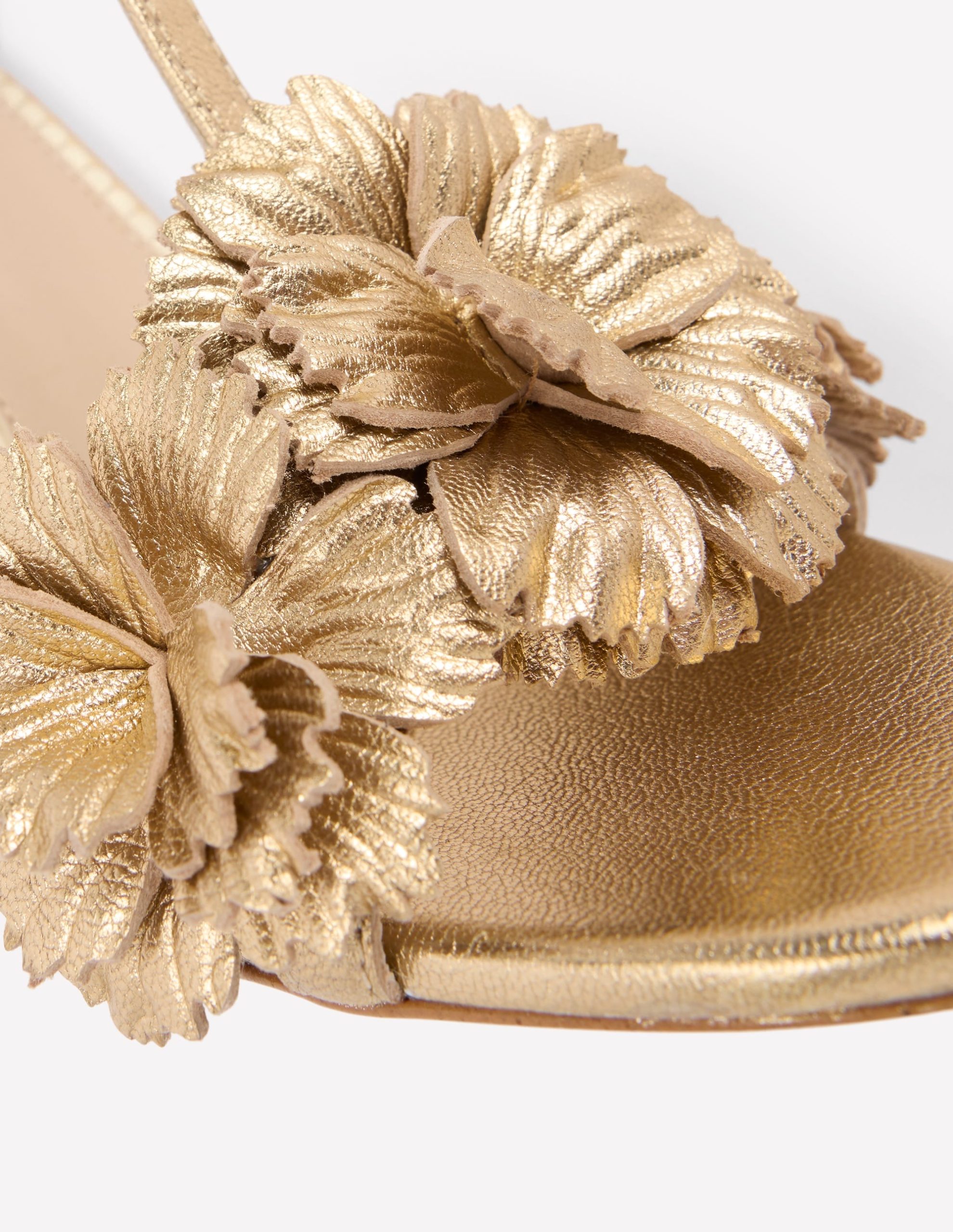 Flower Sandals-Gold - Image 4