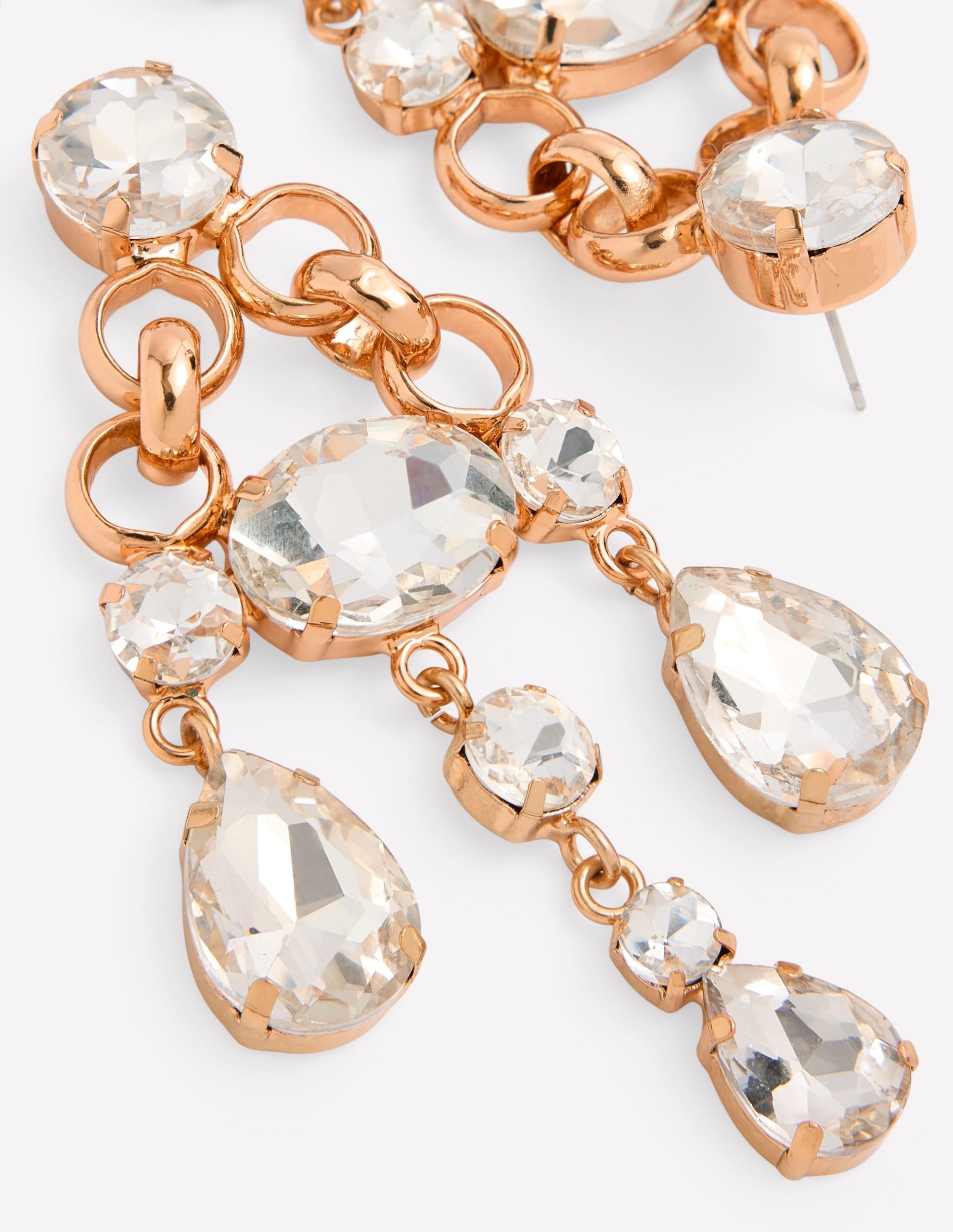 Mega Jewel Earrings-Clear - Image 4