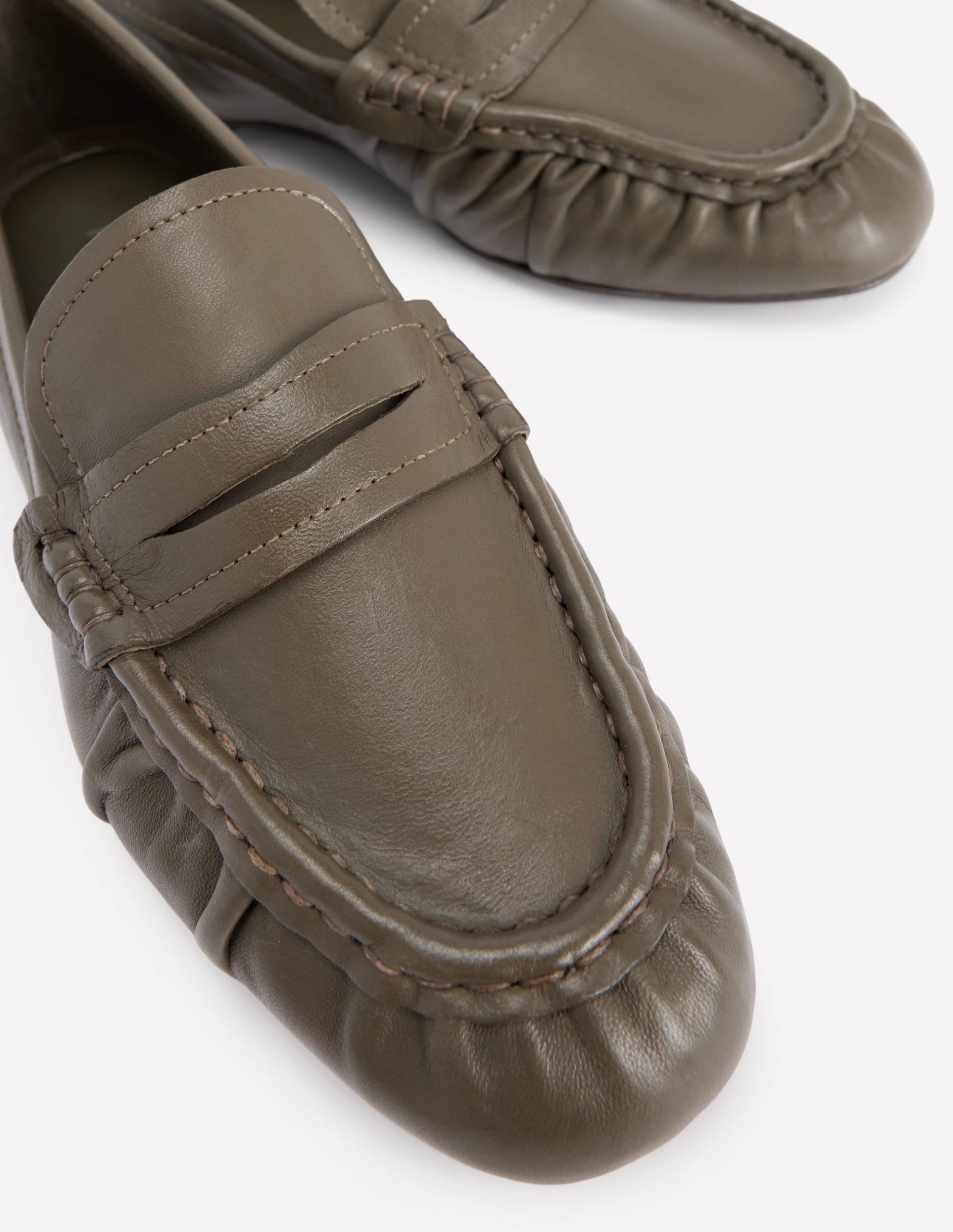 Super Soft Flexi Loafer-Deep Olive - Image 4