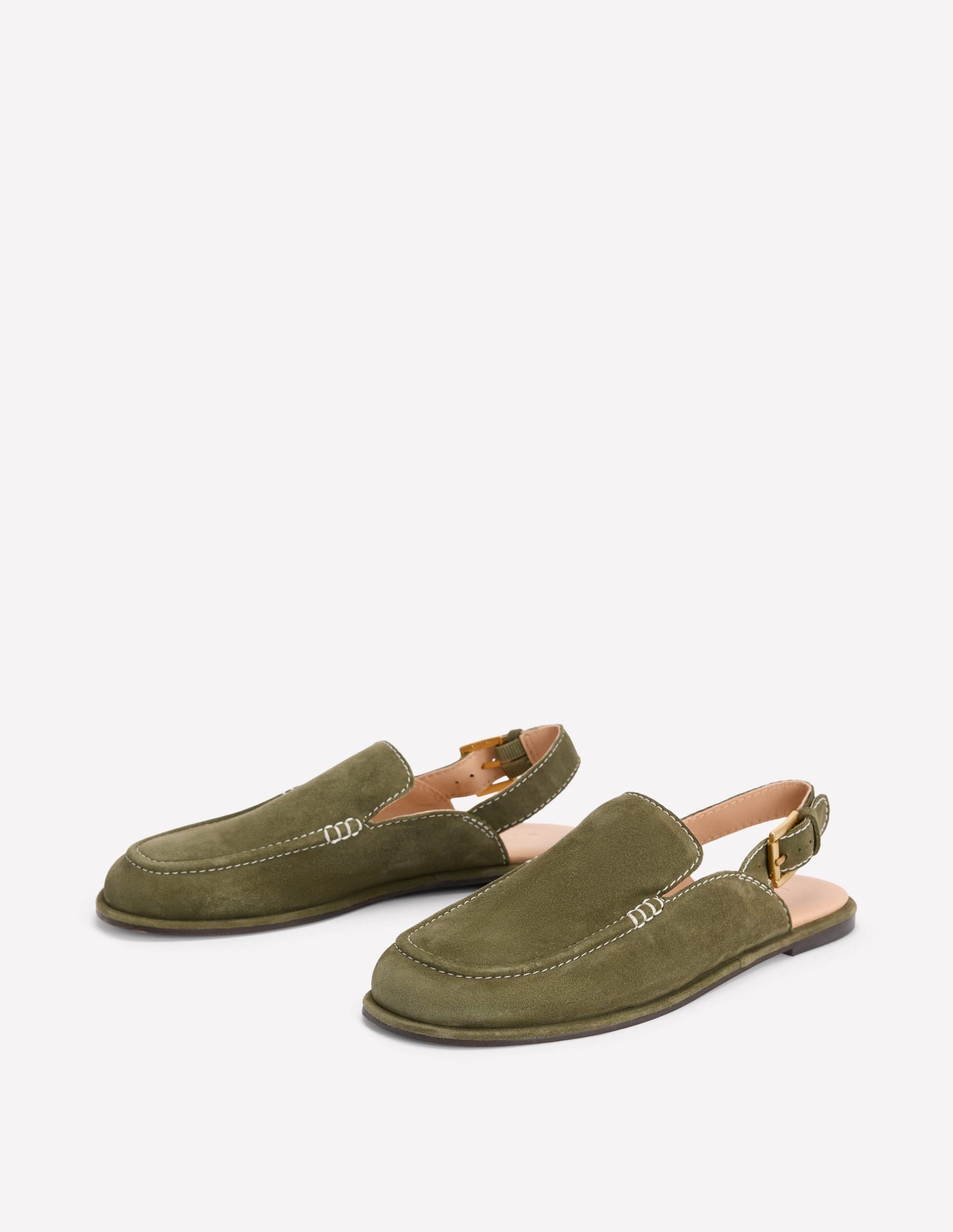 Slingback Clog-Deep Olive - Image 3