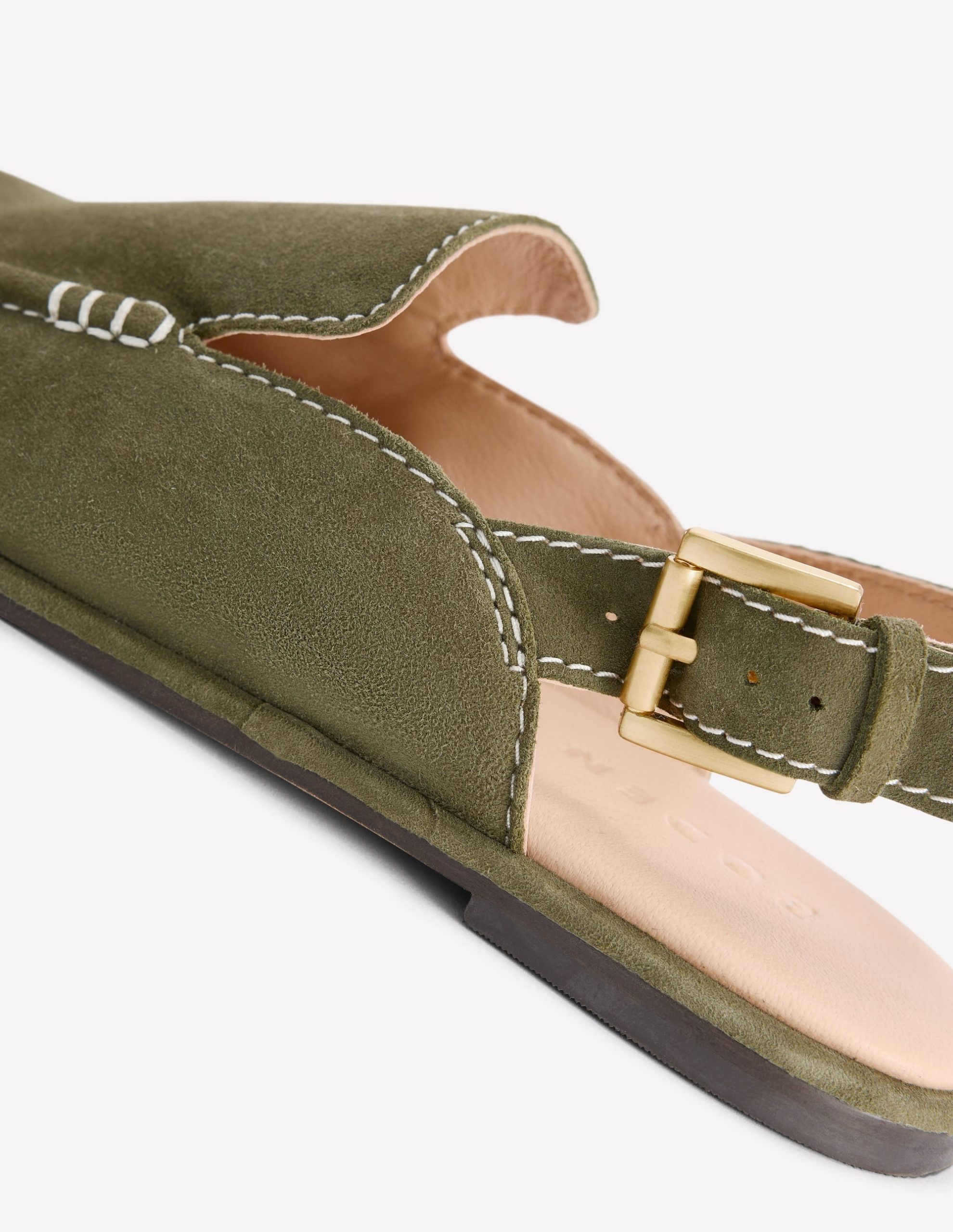 Slingback Clog-Deep Olive - Image 4