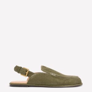 Slingback Clog-Deep Olive